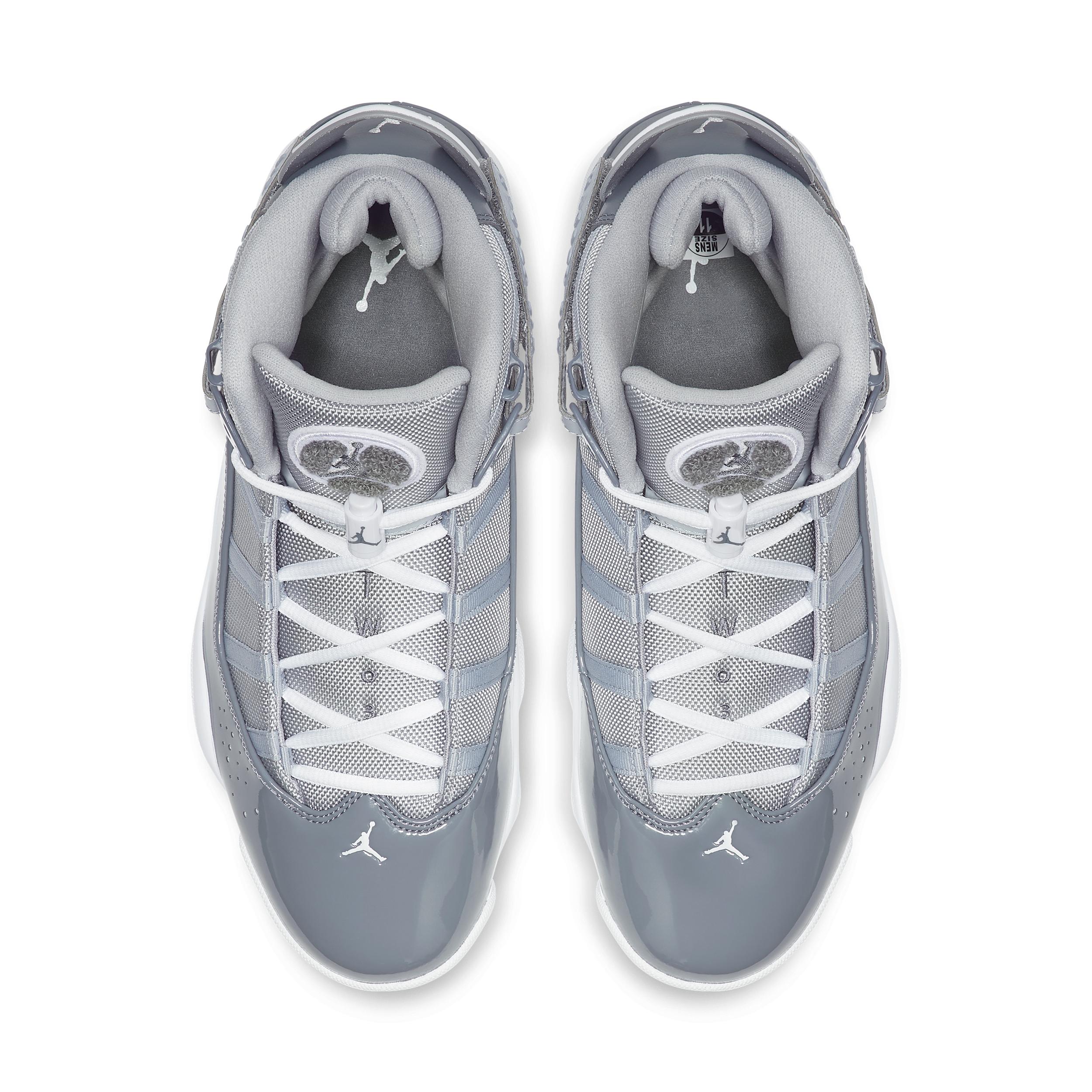 Jordan Mens Jordan 6 Rings - Mens Shoes Cool Grey/White/Wolf Grey Product Image
