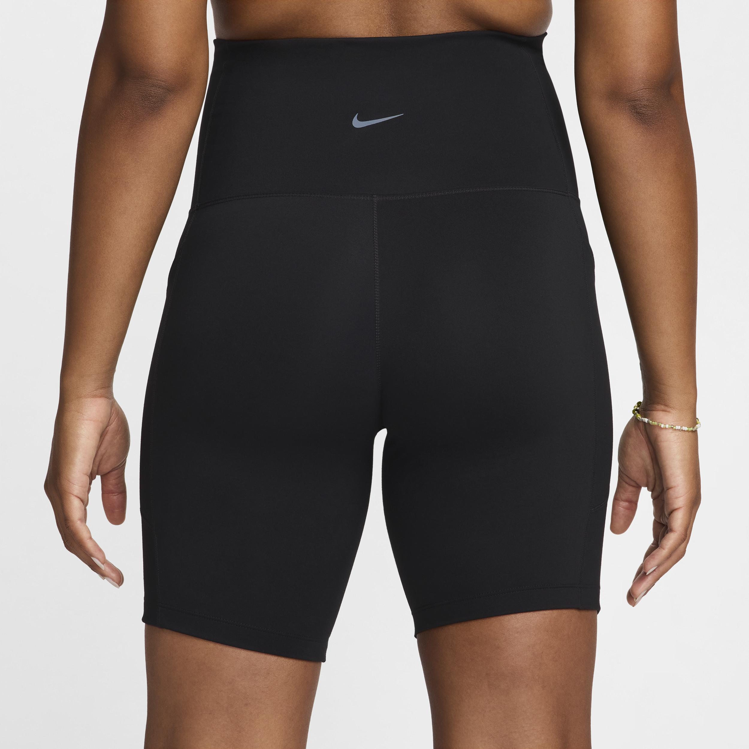 Nike Womens (M) One Dri-FIT High-Waisted 8 Biker Shorts With Pockets (Maternity) | FN3247-010 Product Image