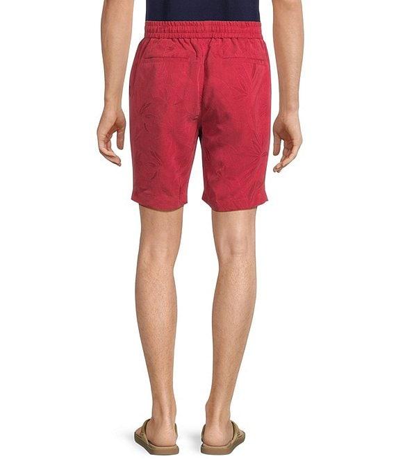 Caribbean Flat Front Jacquard 8#double; Inseam Shorts Product Image