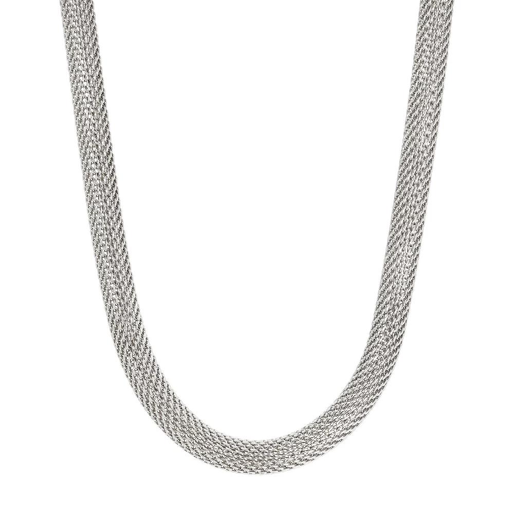 1928 Mesh Necklace, Women's, Silver Product Image