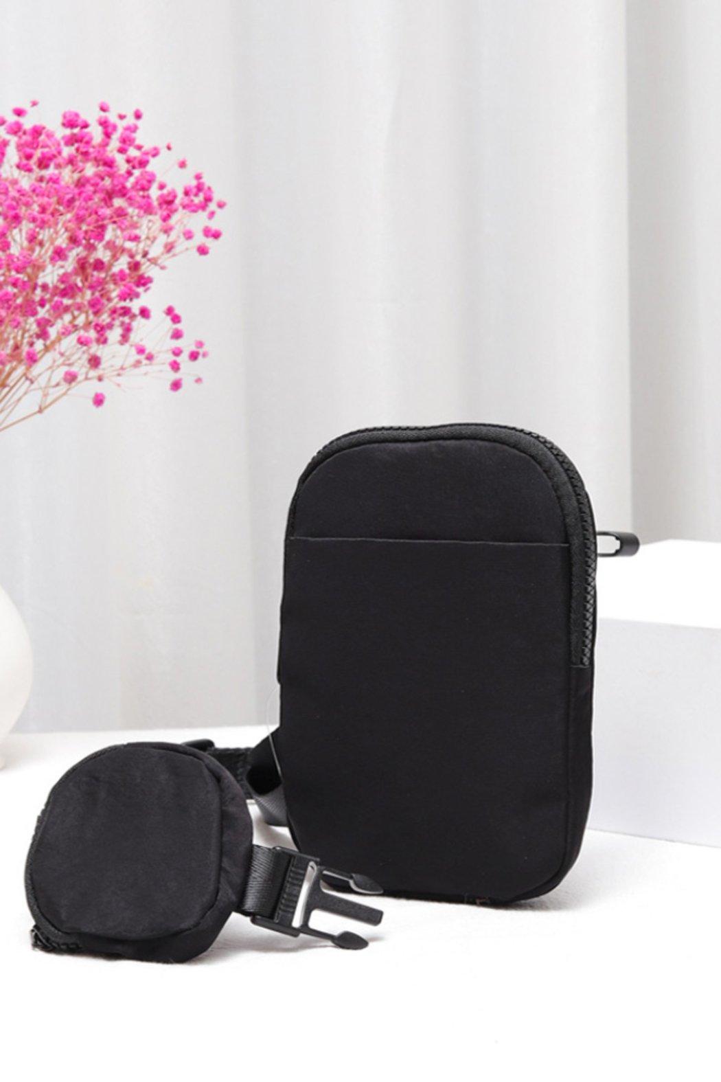 Solid Nylon Sling Bag / Fanny Pack / Belt Bag Product Image