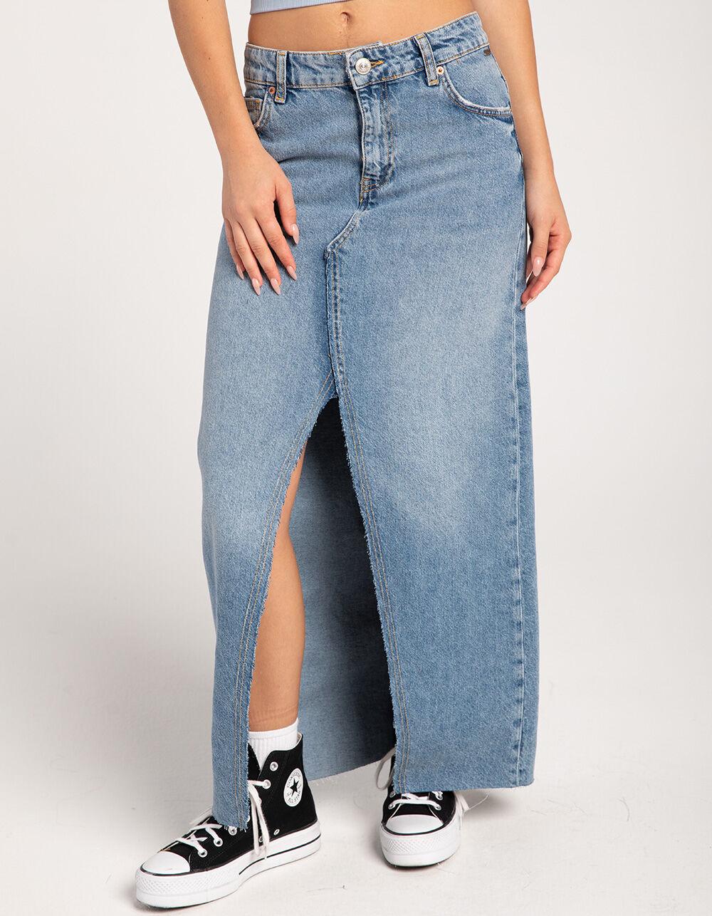 BDG Urban Outfitters Ruth Womens Denim Maxi Skirt - DENIM Product Image