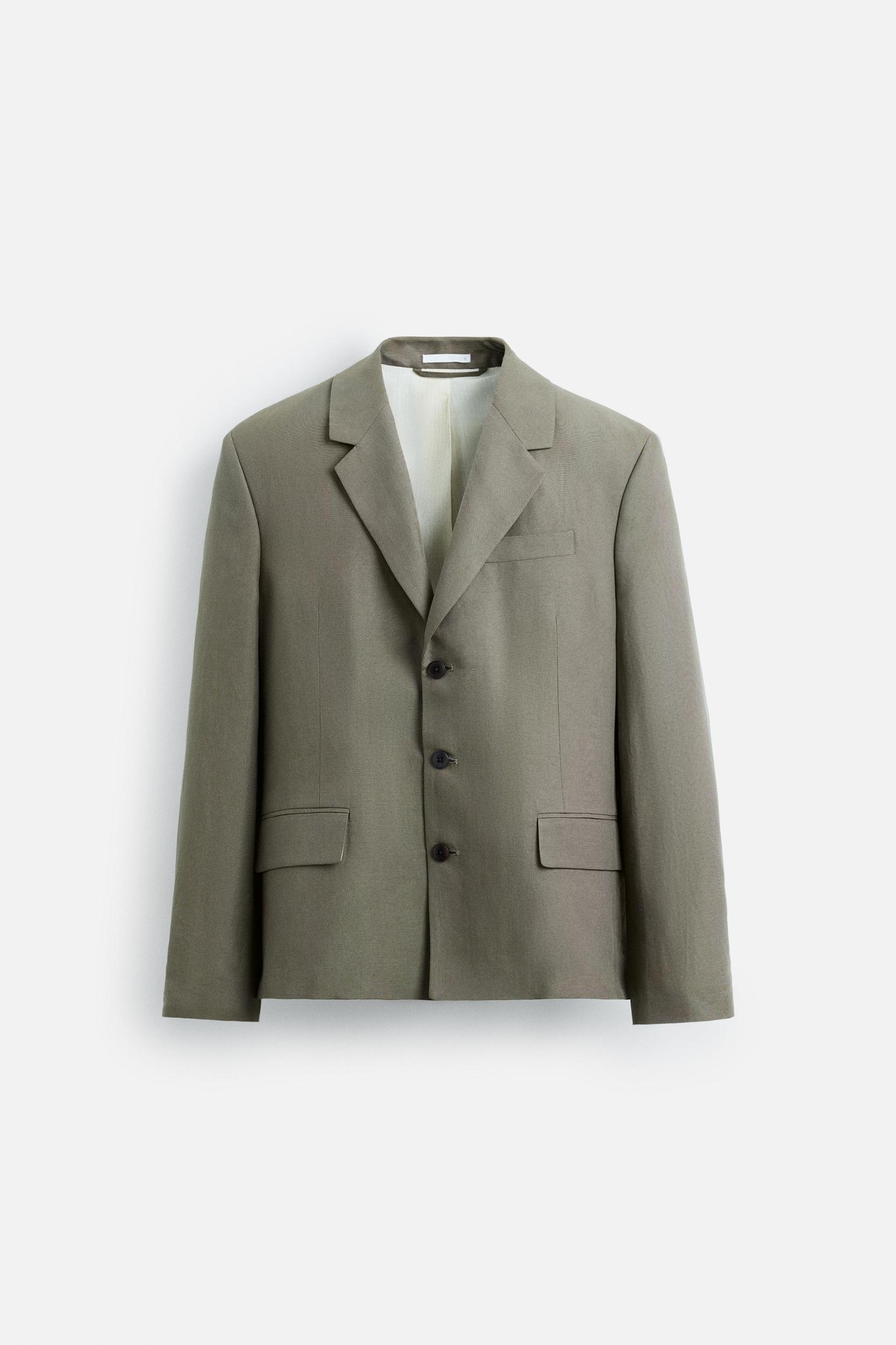 LYOCELL - LINEN SUIT BLAZER Product Image