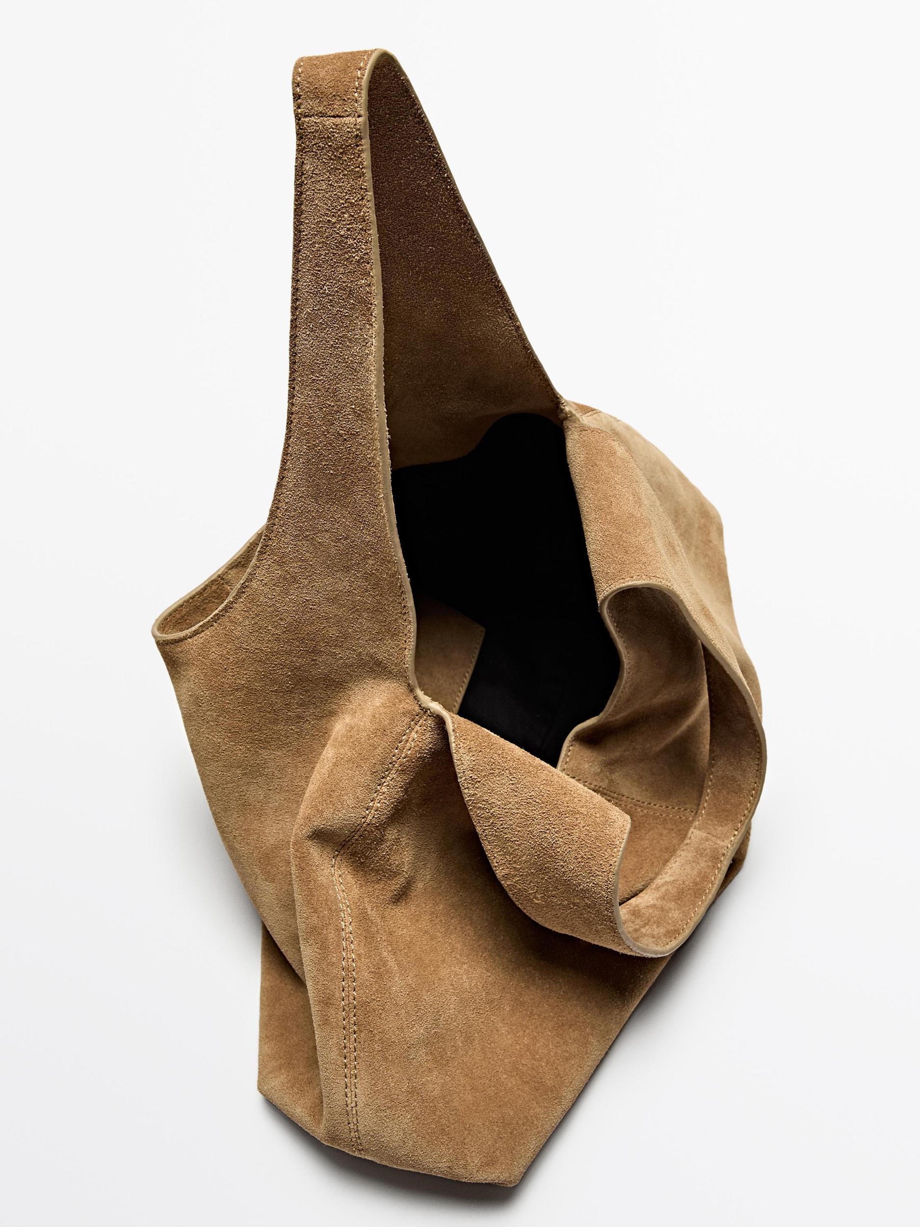 Medium split leather lady bag Product Image