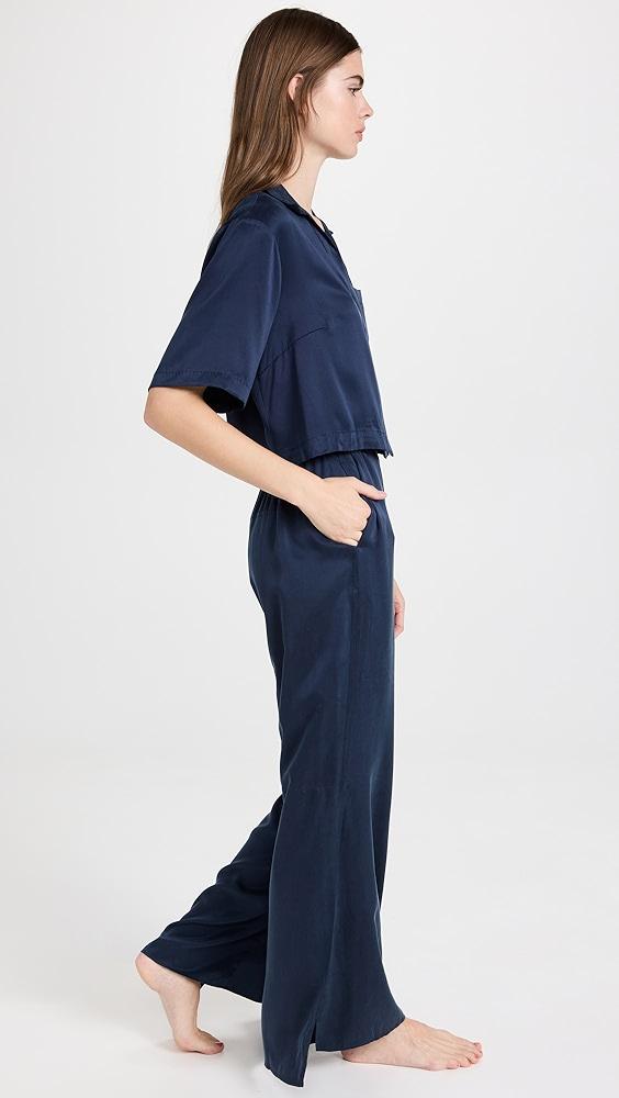 Lunya Washable Silk High Rise Pant Set | Shopbop Product Image