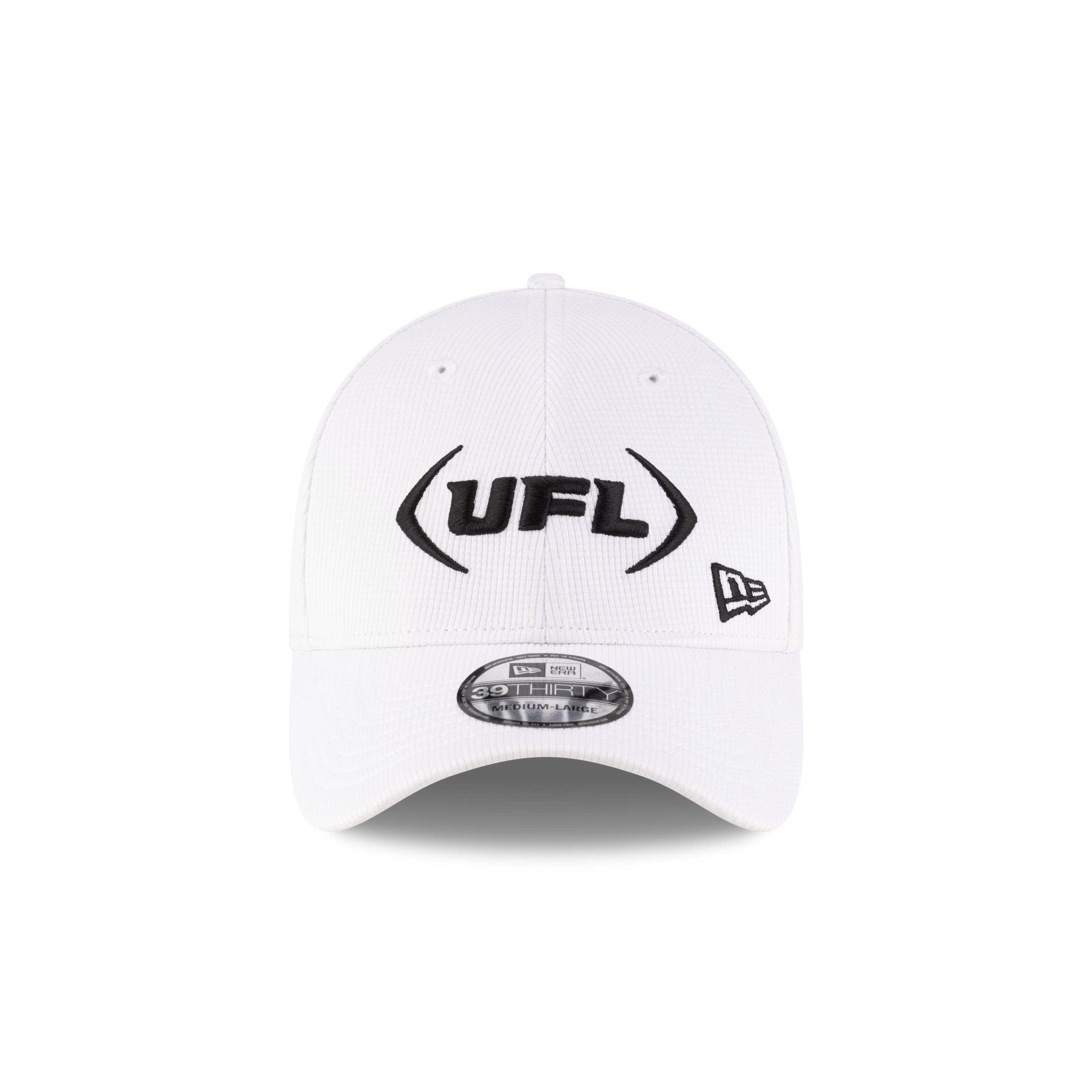 UFL White 39THIRTY Stretch Fit Hat Male Product Image