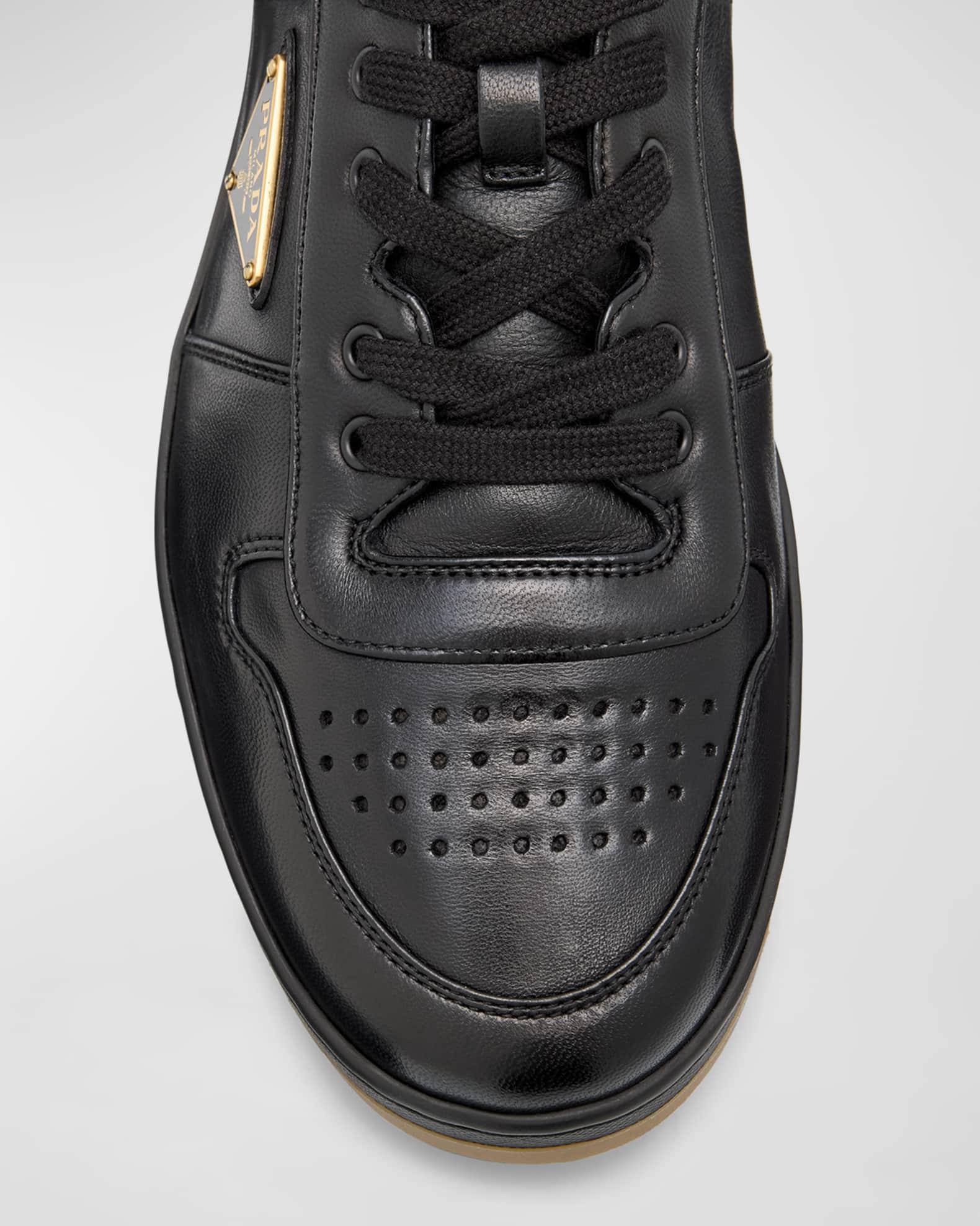 Men's Downtown Napa Leather Low-Top Sneakers Product Image