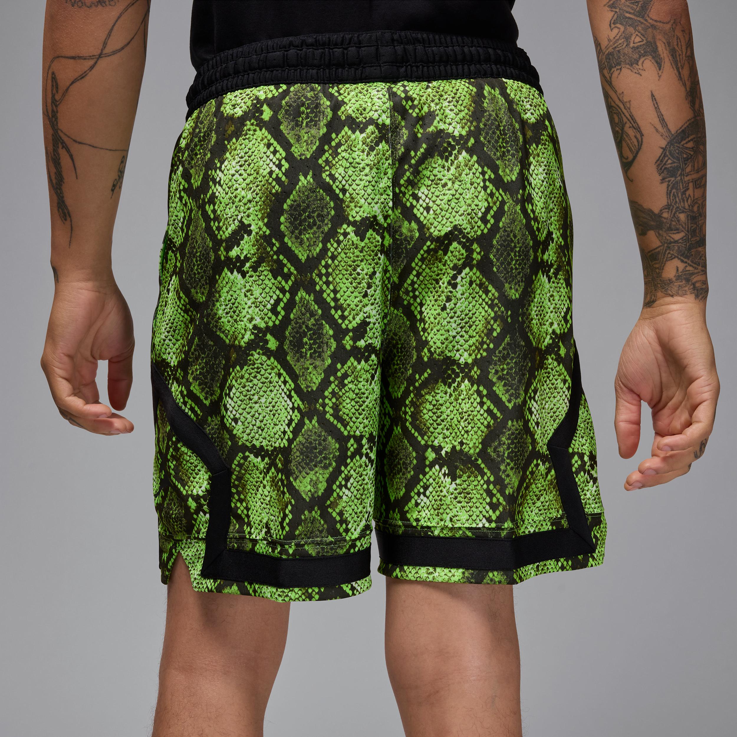Mens Jordan Sport Dri-FIT Mesh Diamond Shorts | HF9907-133 Product Image