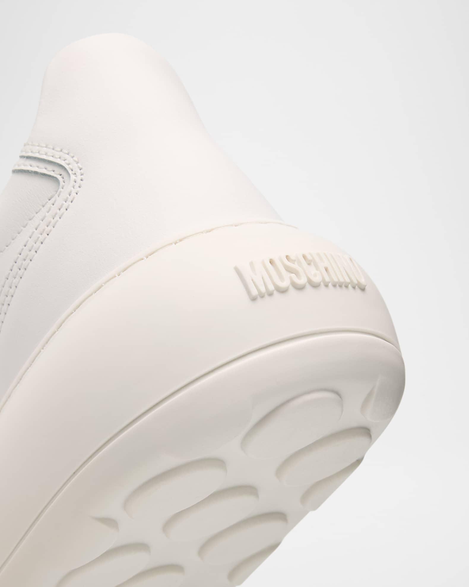 Men's Chunky Leather Low-Top Sneakers Product Image