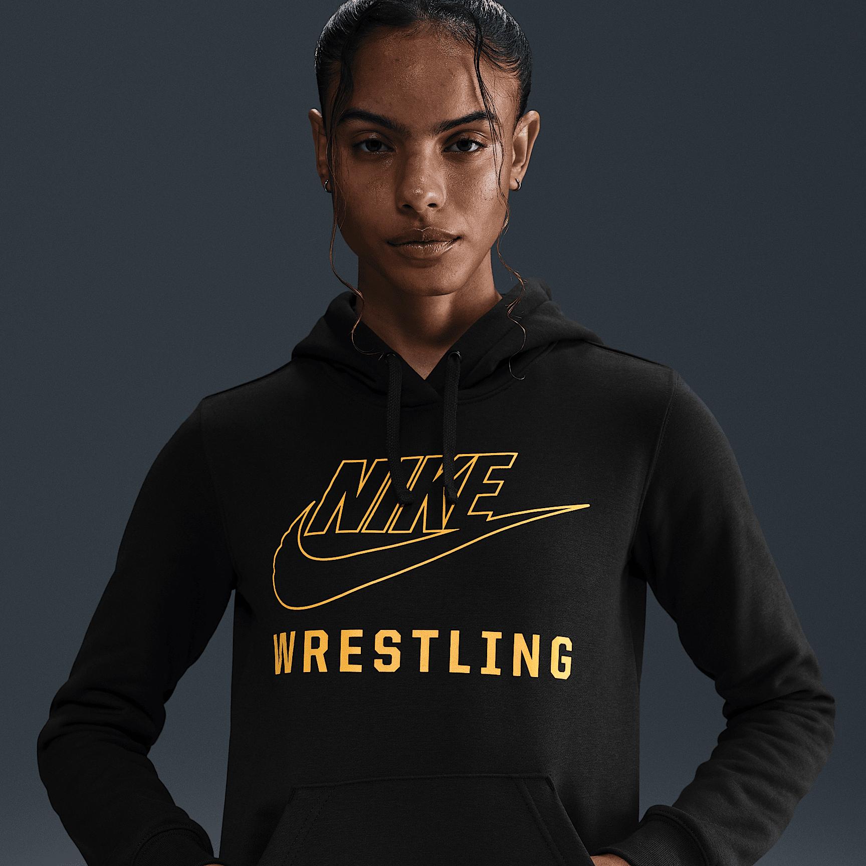 Nike Womens Wrestling Pullover Hoodie | APS471-100 Product Image