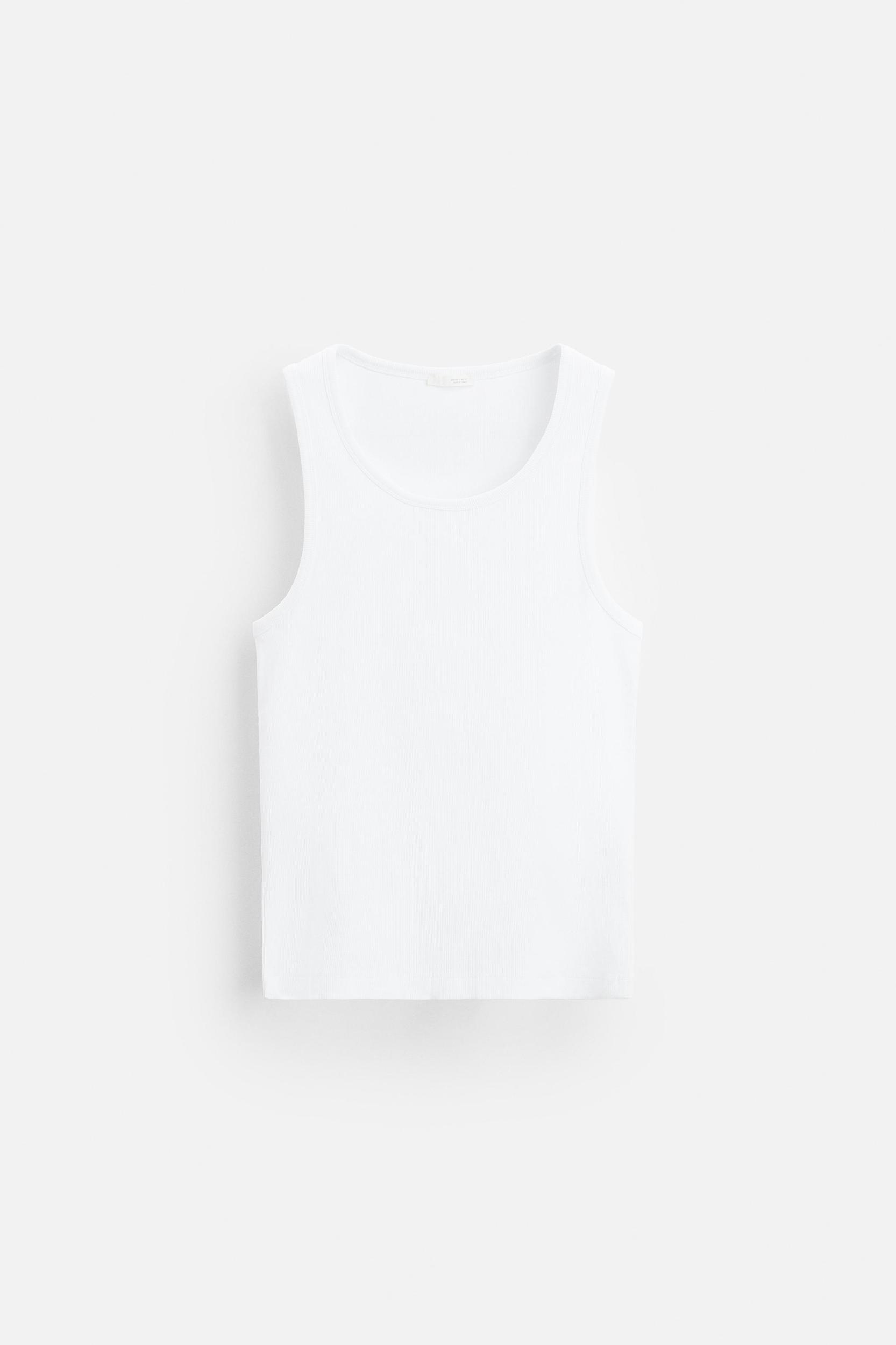 BASIC RIBBED TANK TOP Product Image