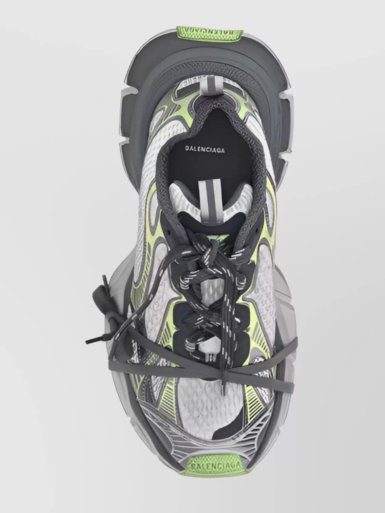 BALENCIAGA Multicolor Mesh And Rubber 3xl Sneakers Product Image