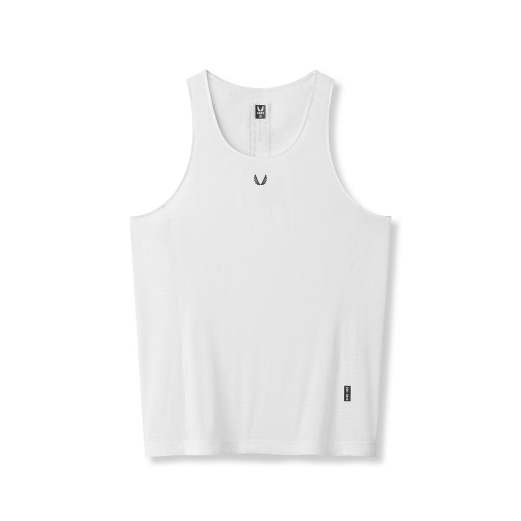 0949. Laser-Vent™ Singlet Tank - White Product Image