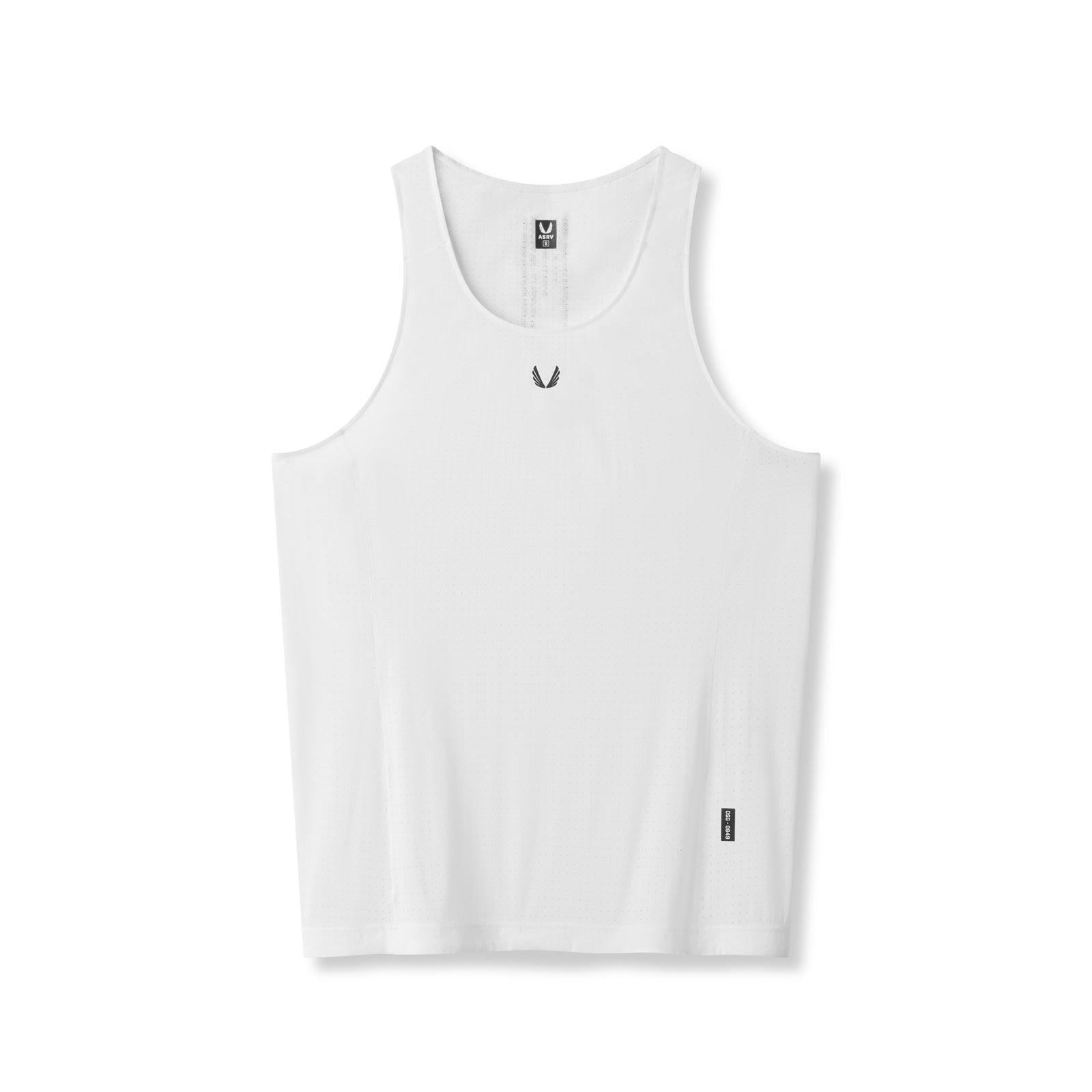 0949. Laser-Vent™ Singlet Tank - White Product Image