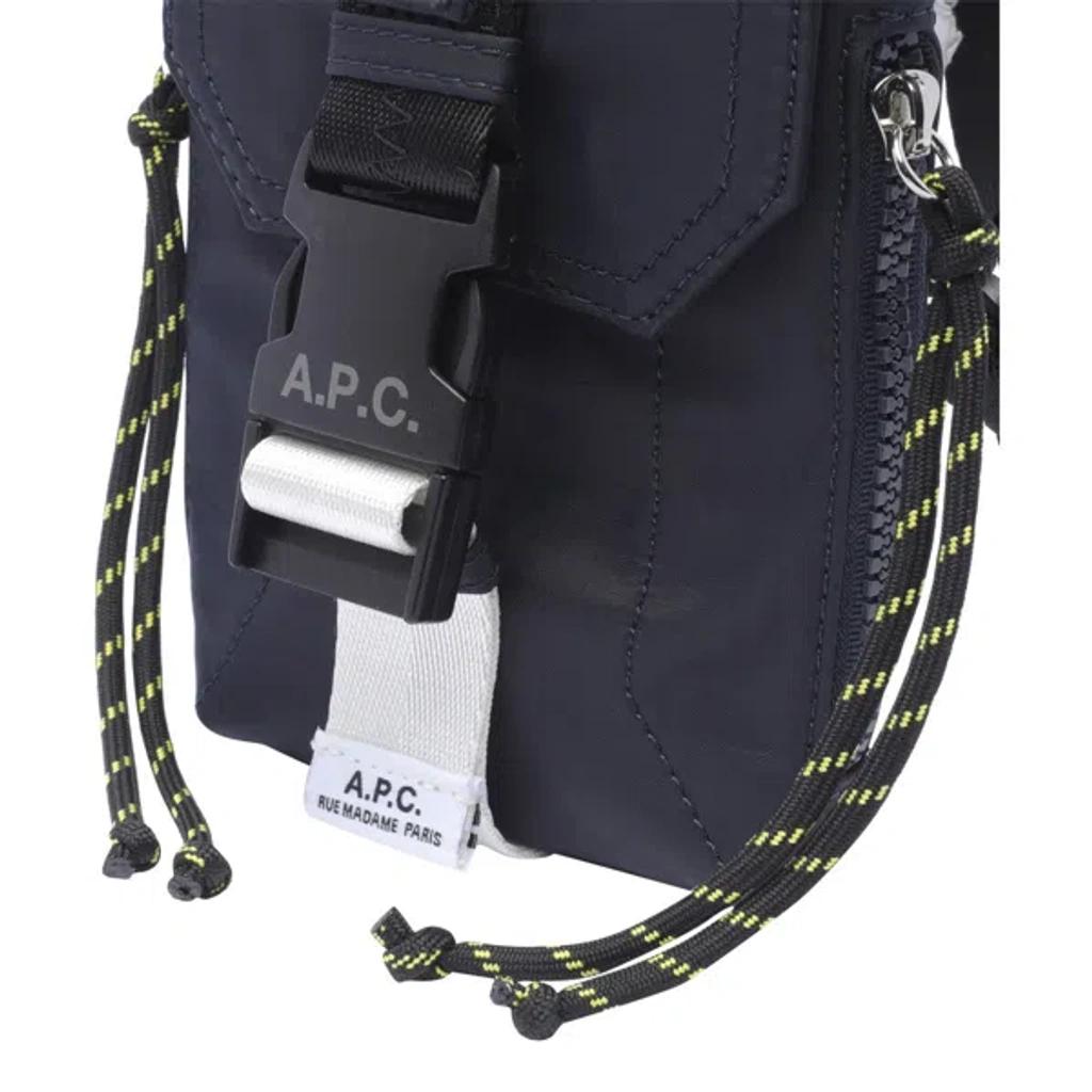 APC Navy Trek Crossbody Pouch In Iak Dark Navy Product Image