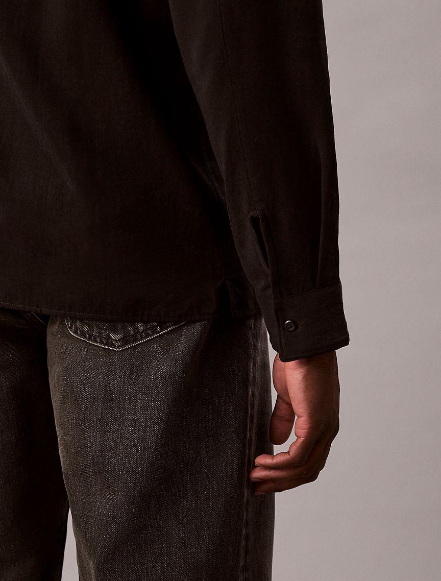 Smooth Relaxed Camp Button-Down Shirt Product Image