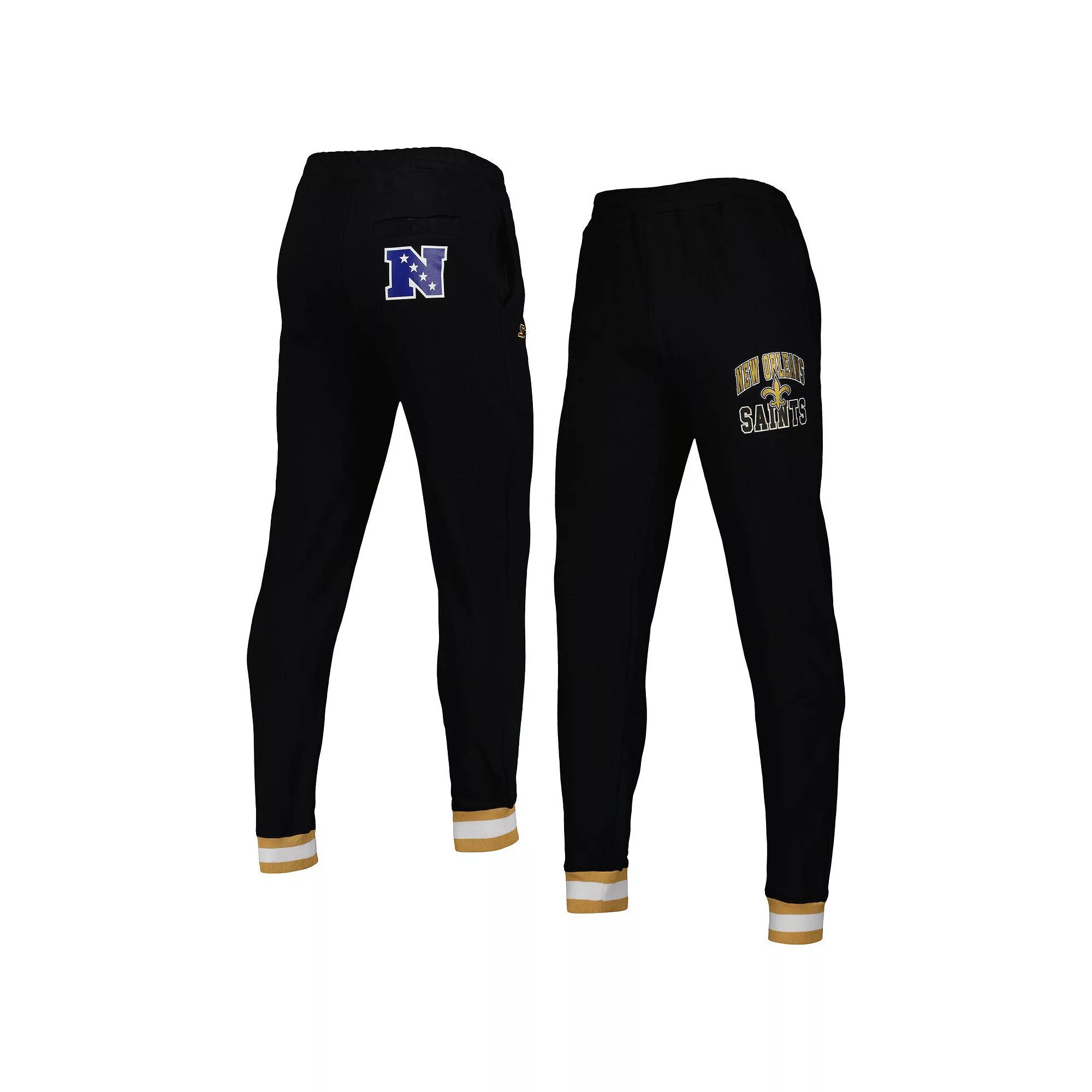 Men's Starter Black New Orleans Saints Blitz Fleece Jogger Pants, Size: XL Product Image