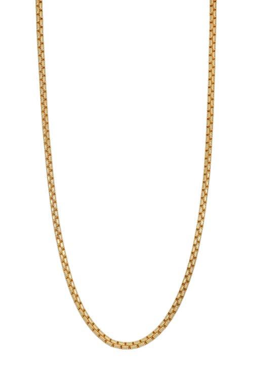 Bony Levy Men's 14K Gold Box Chain Necklace in 14K Yellow Gold at Nordstrom, Size 18 Product Image