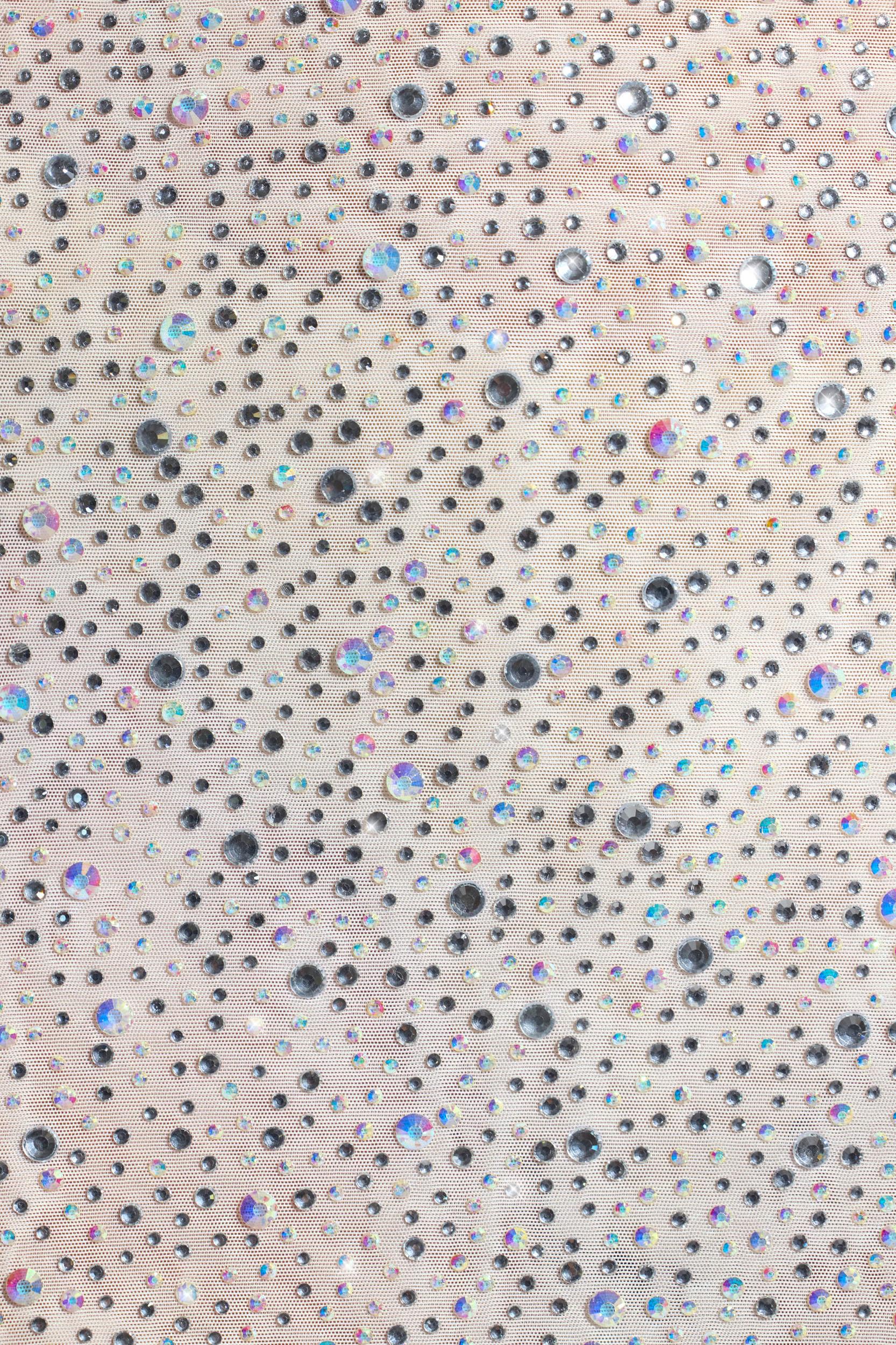 Embellished Square-Neck Top in White Product Image