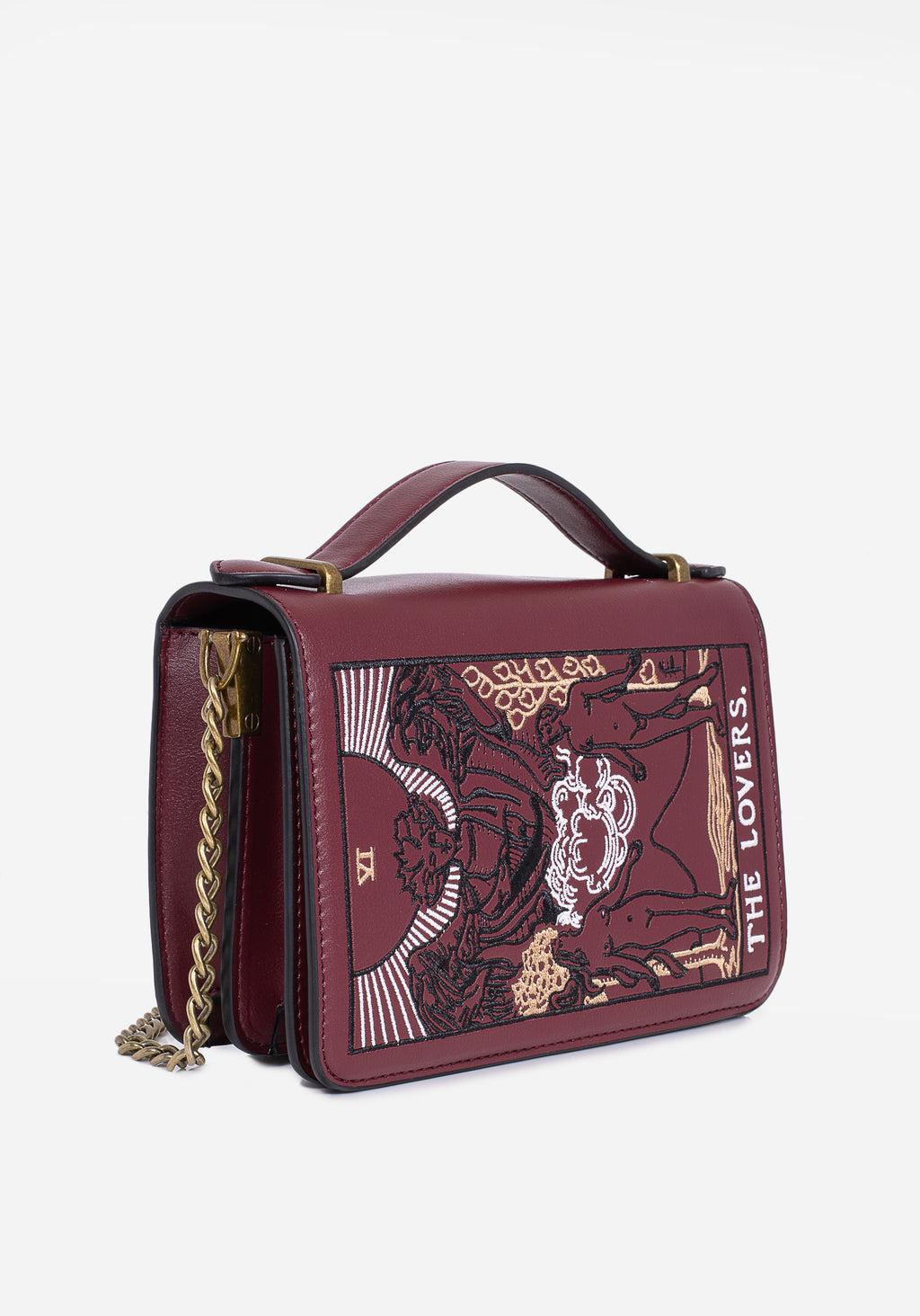 Lovers Embroidered Crossbody Clutch Bag Product Image
