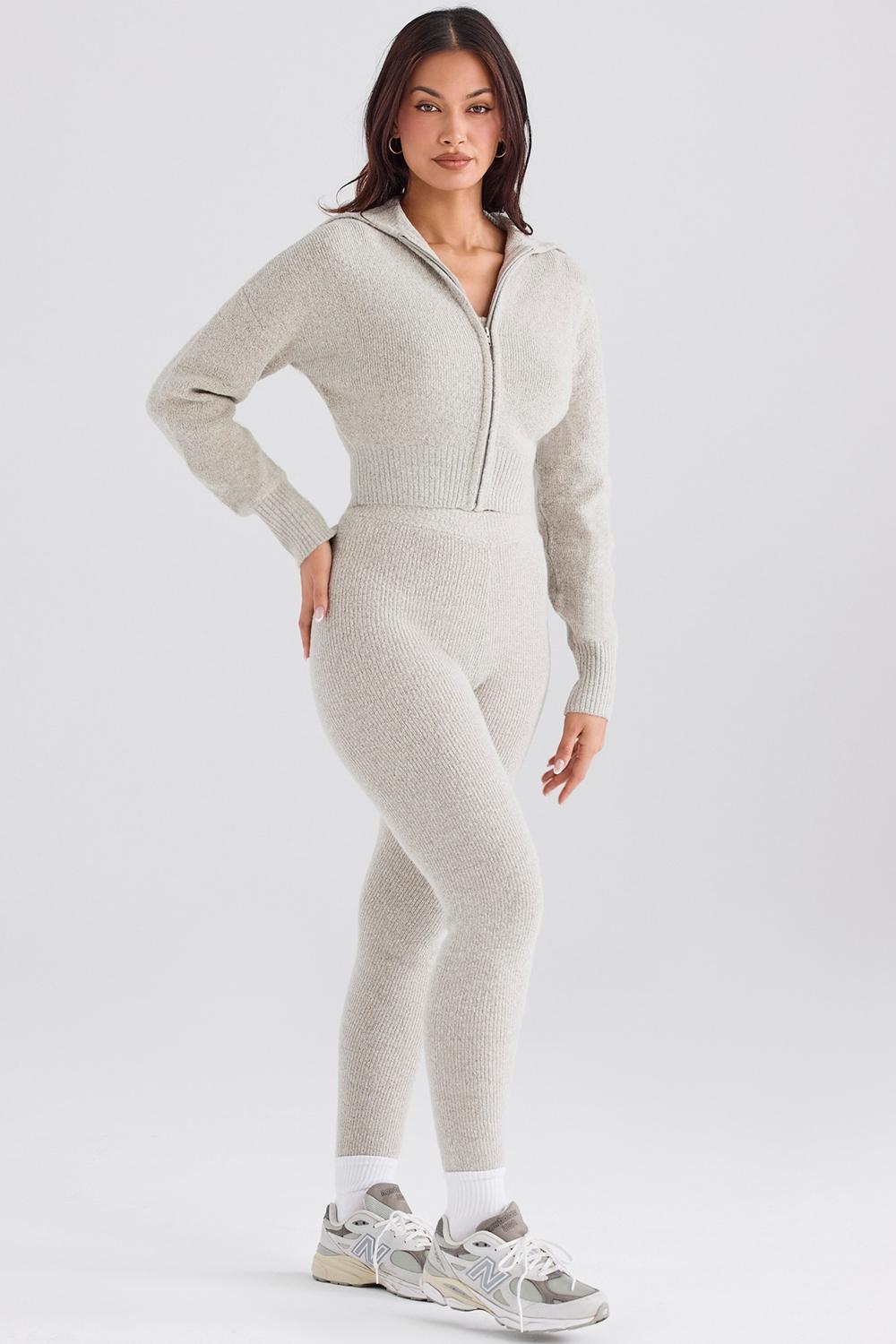 Sydney  opal ribbed knit leggings - sale Product Image