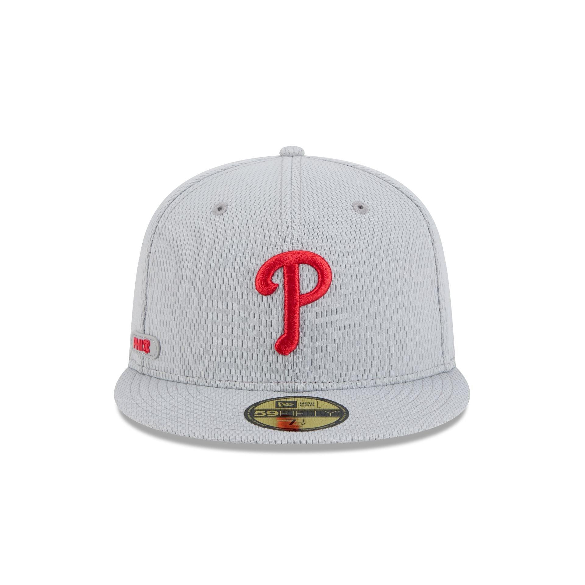 Philadelphia Phillies 2025 Clubhouse Gray 59FIFTY Fitted Hat Male Product Image