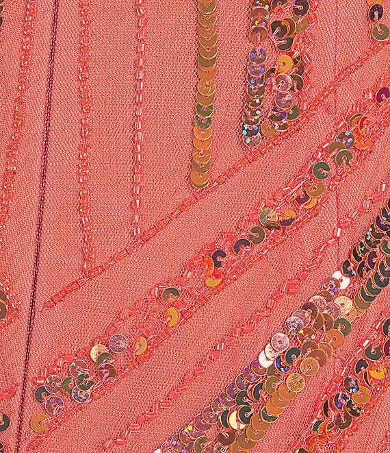 Jump Beaded Strapless Gown With Train Product Image