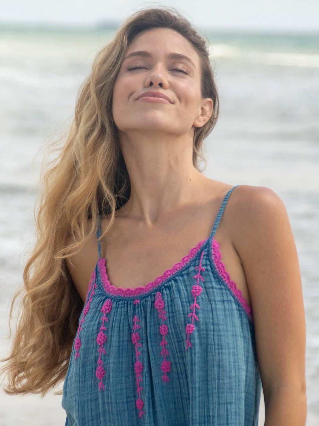 Coco Cotton Crochet Mini Dress Product Image