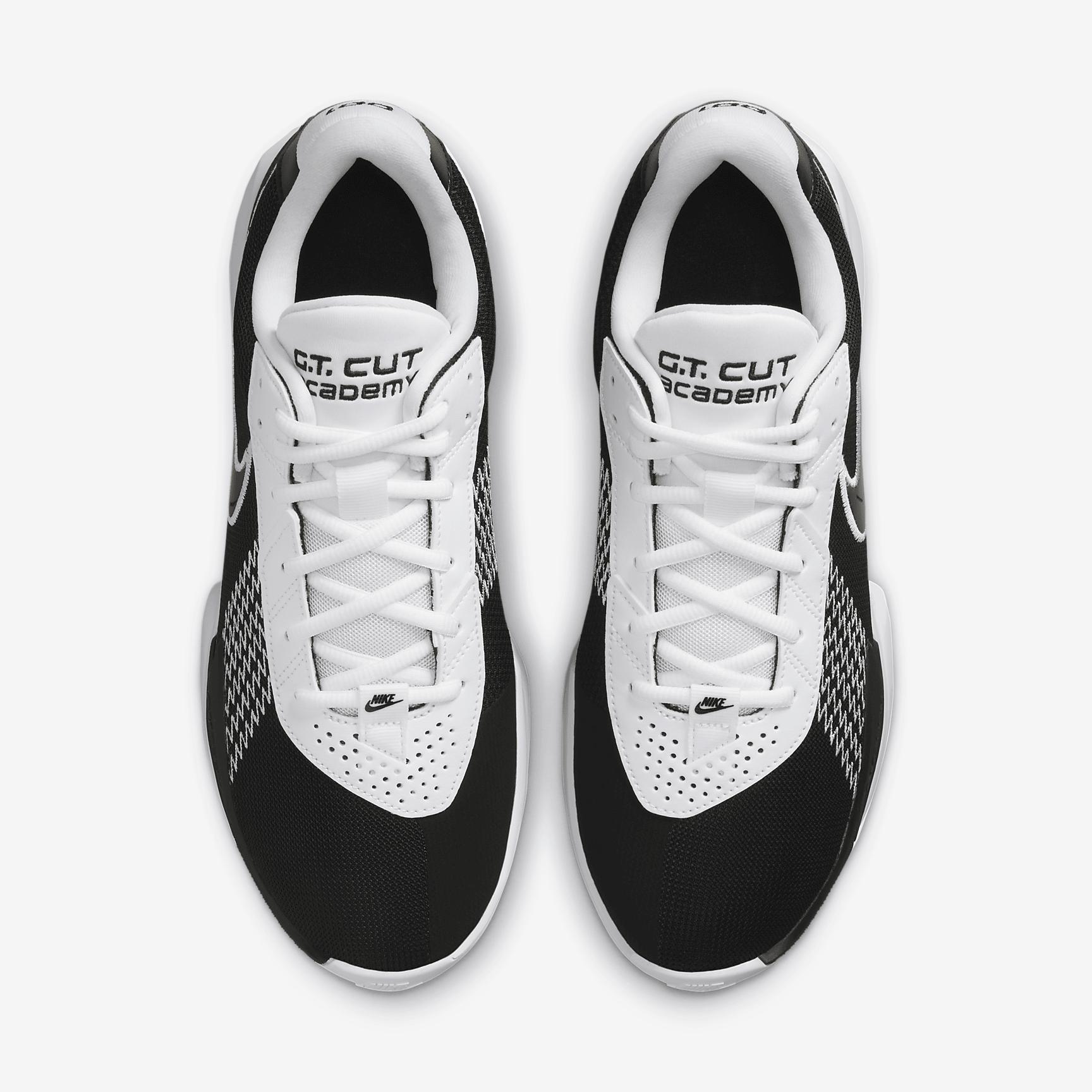 Nike Mens G. T. Cut Academy Basketball Shoes in White/Summit White/Anthracite Product Image