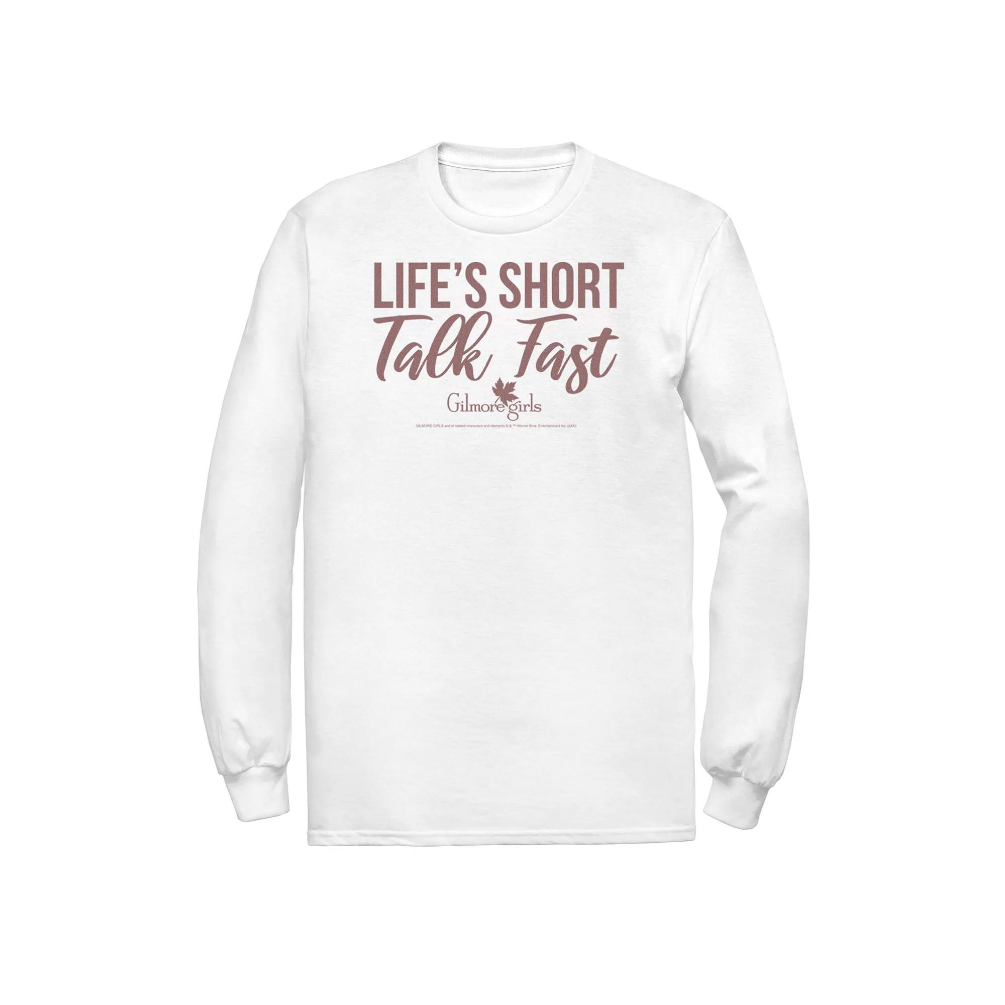 Men's Gilmore Girls Life's Short Talk Fast Tee,  Product Image