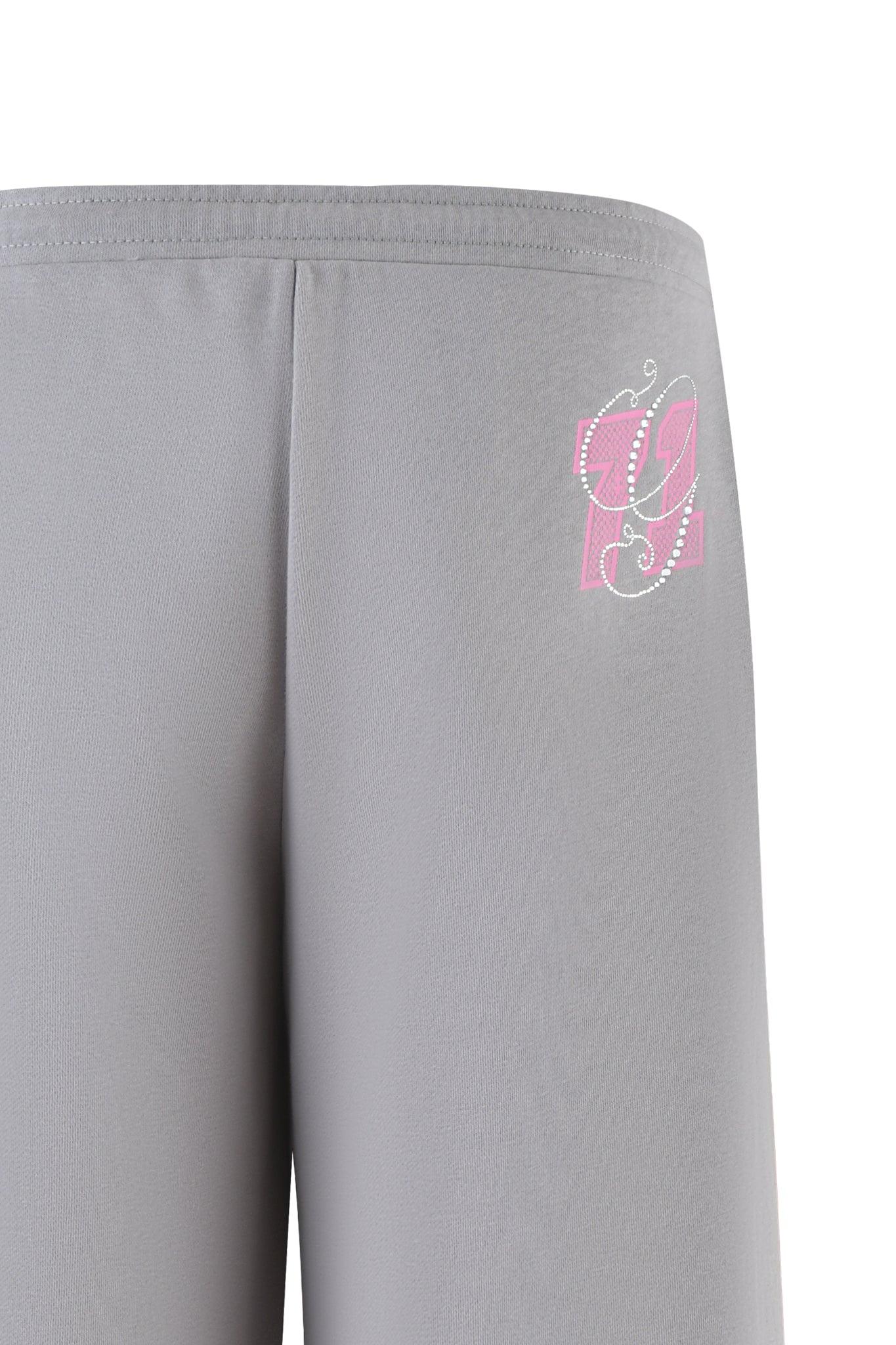 ARLO TRACK PANT - GREY : PINK Product Image