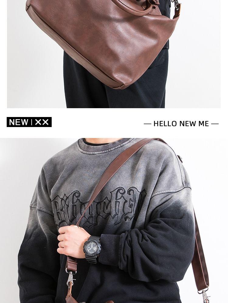 Faux-Leather Crossbody Bag Product Image