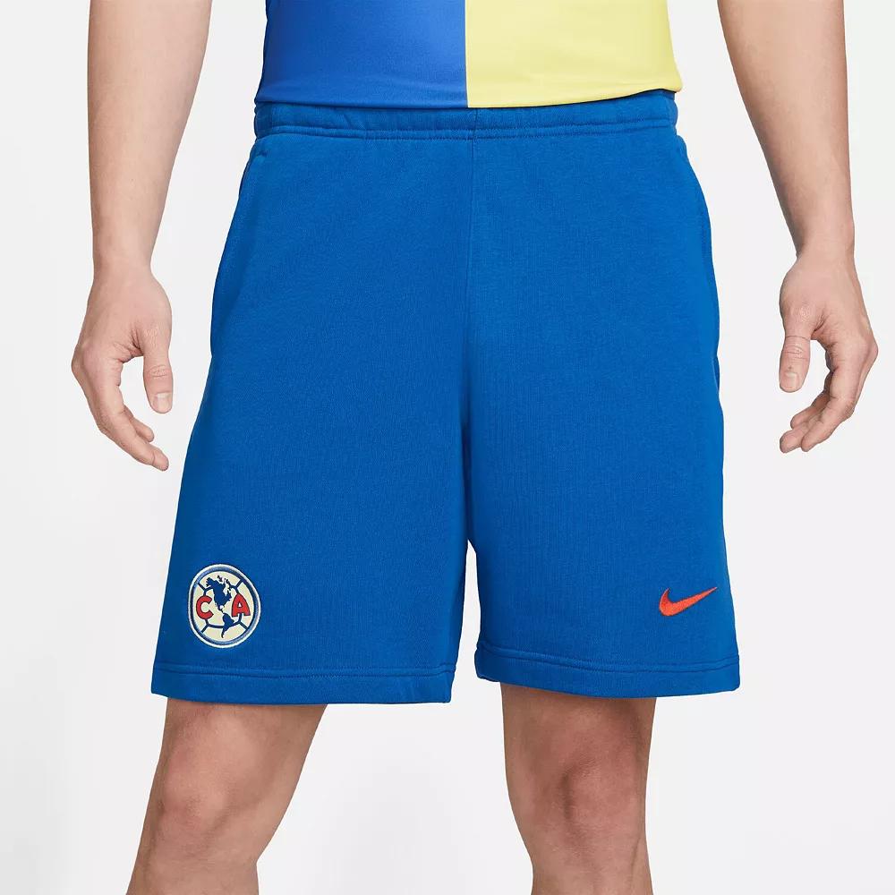 Men's Nike Blue Club America Fleece Shorts, Size: Small, Caf Blue Product Image