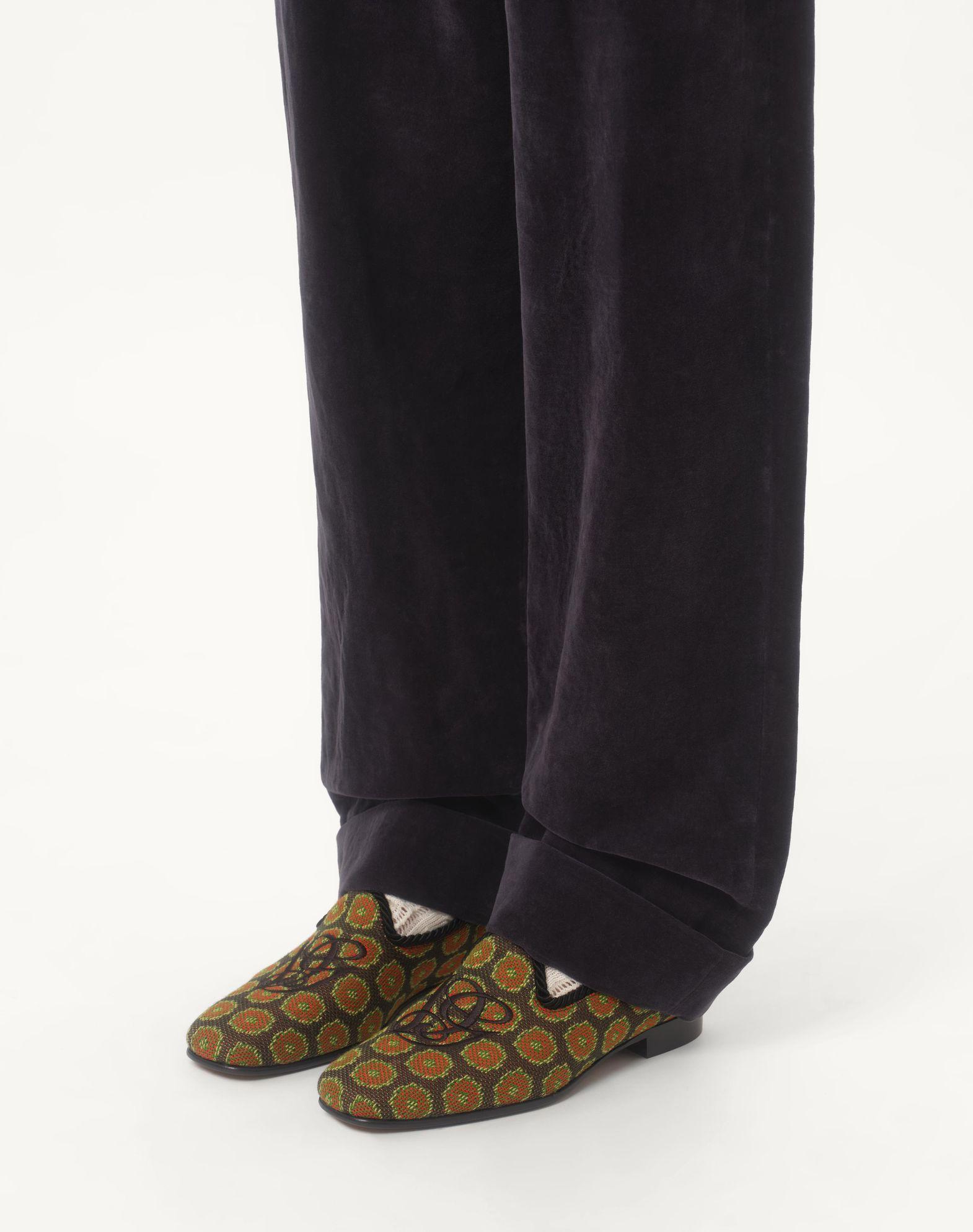 Les Alcôvettes Loafer In Jacquard Fabric Product Image