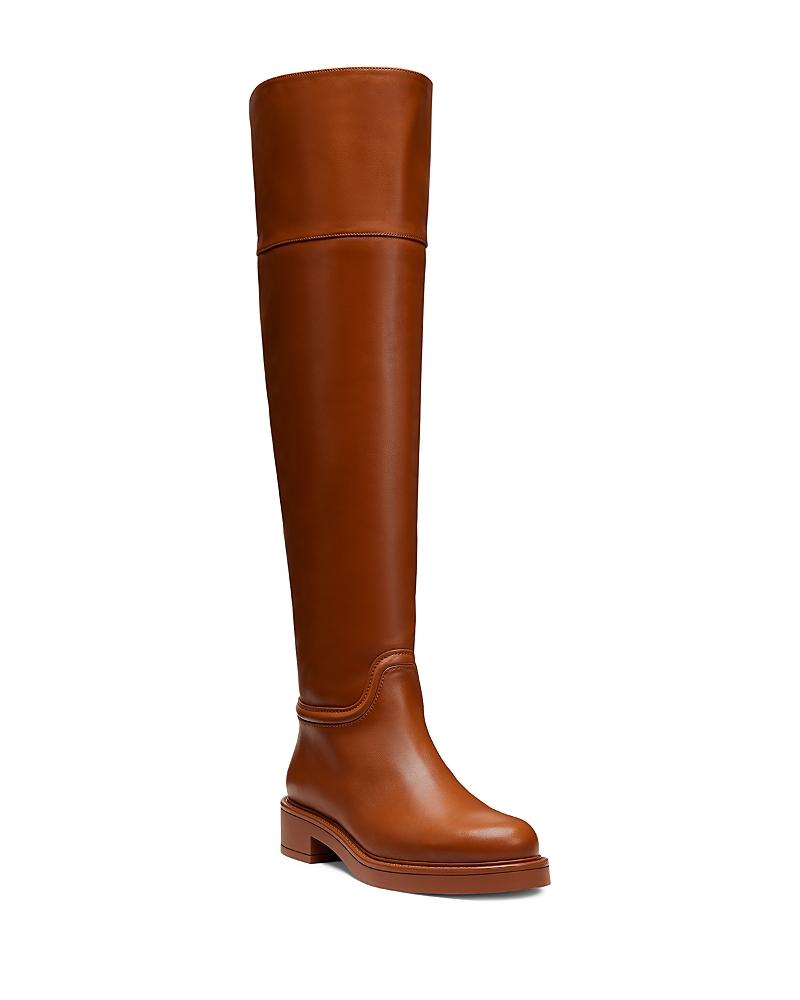 Womens Celia Leather Over-The-Knee Boots Product Image