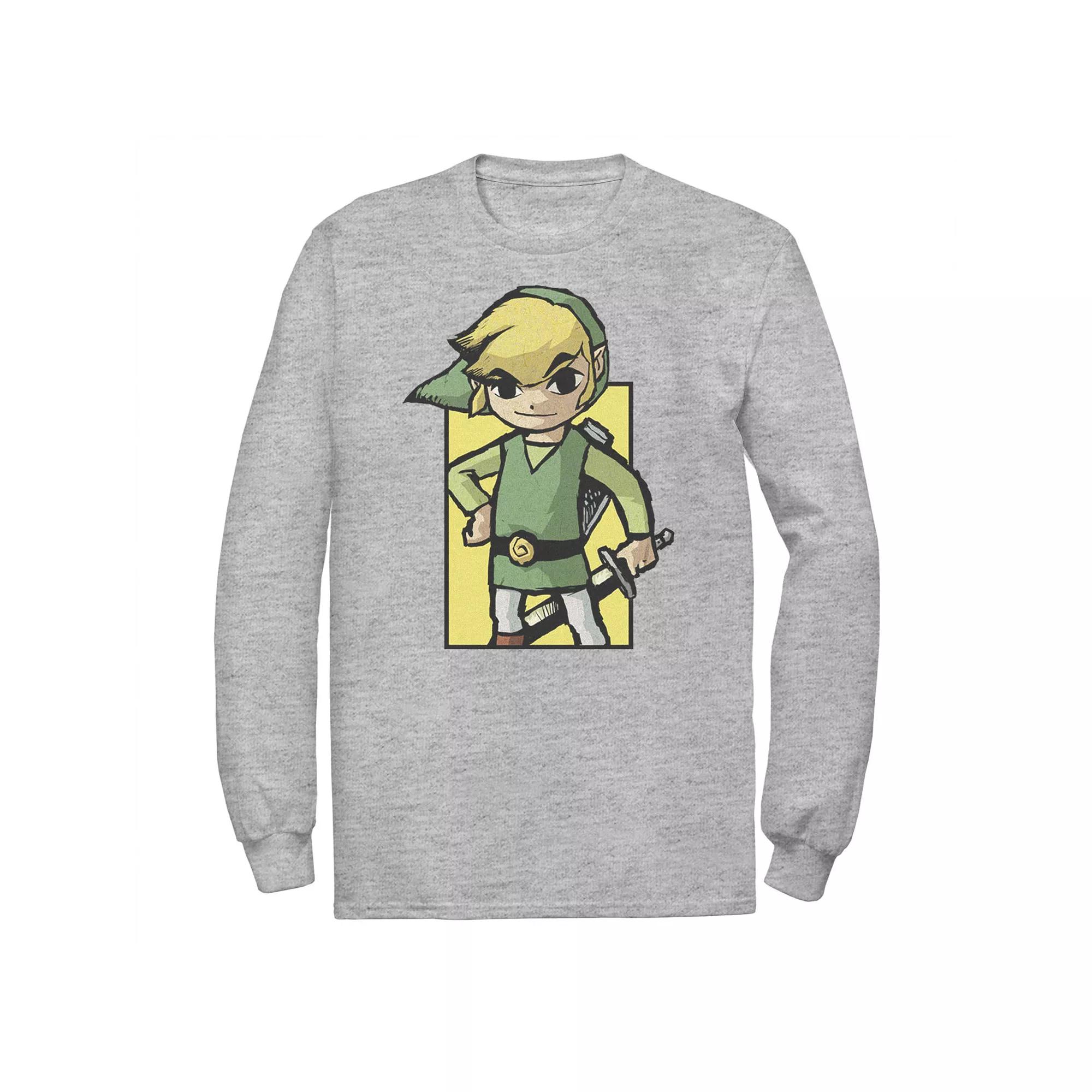 Big & Tall The Legend Of Zelda Wind Waker Link Long Sleeve, Men's,  Product Image