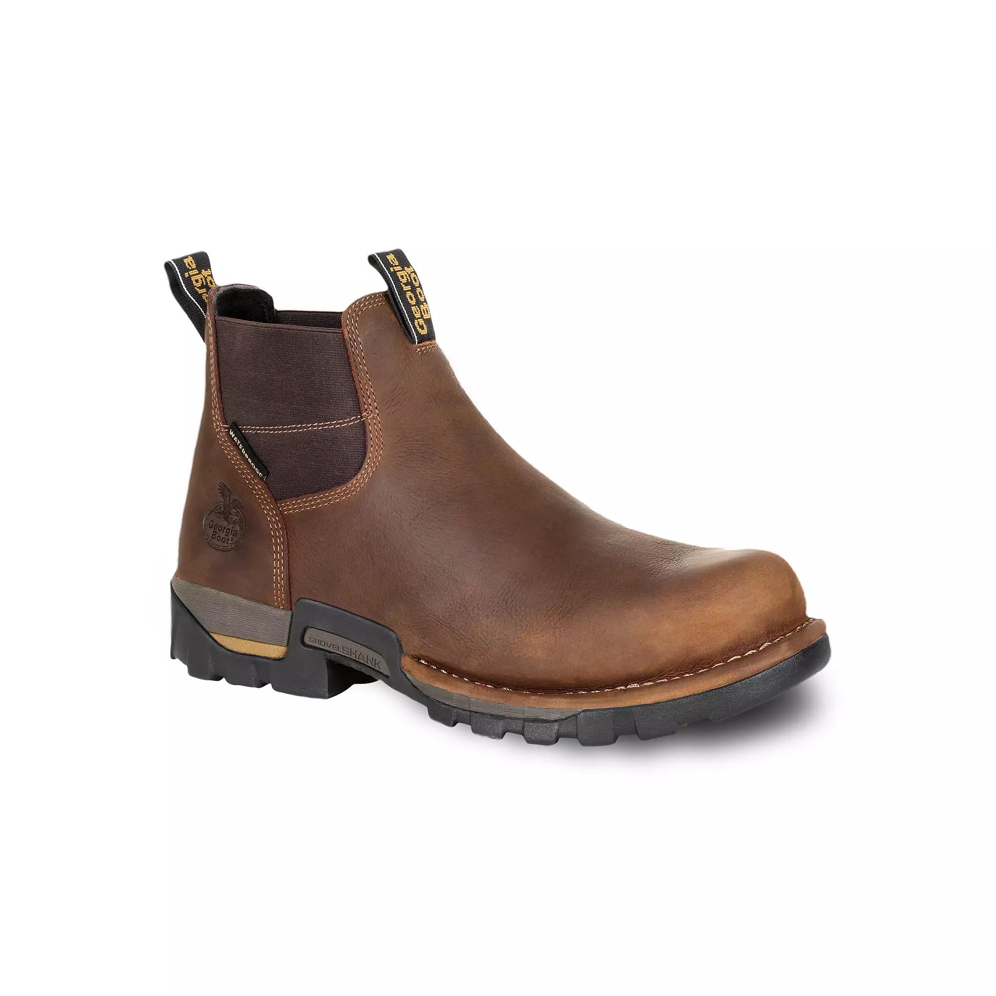 Georgia Boots Eagle One Men's Waterproof Chelsea Work Boots,  Product Image