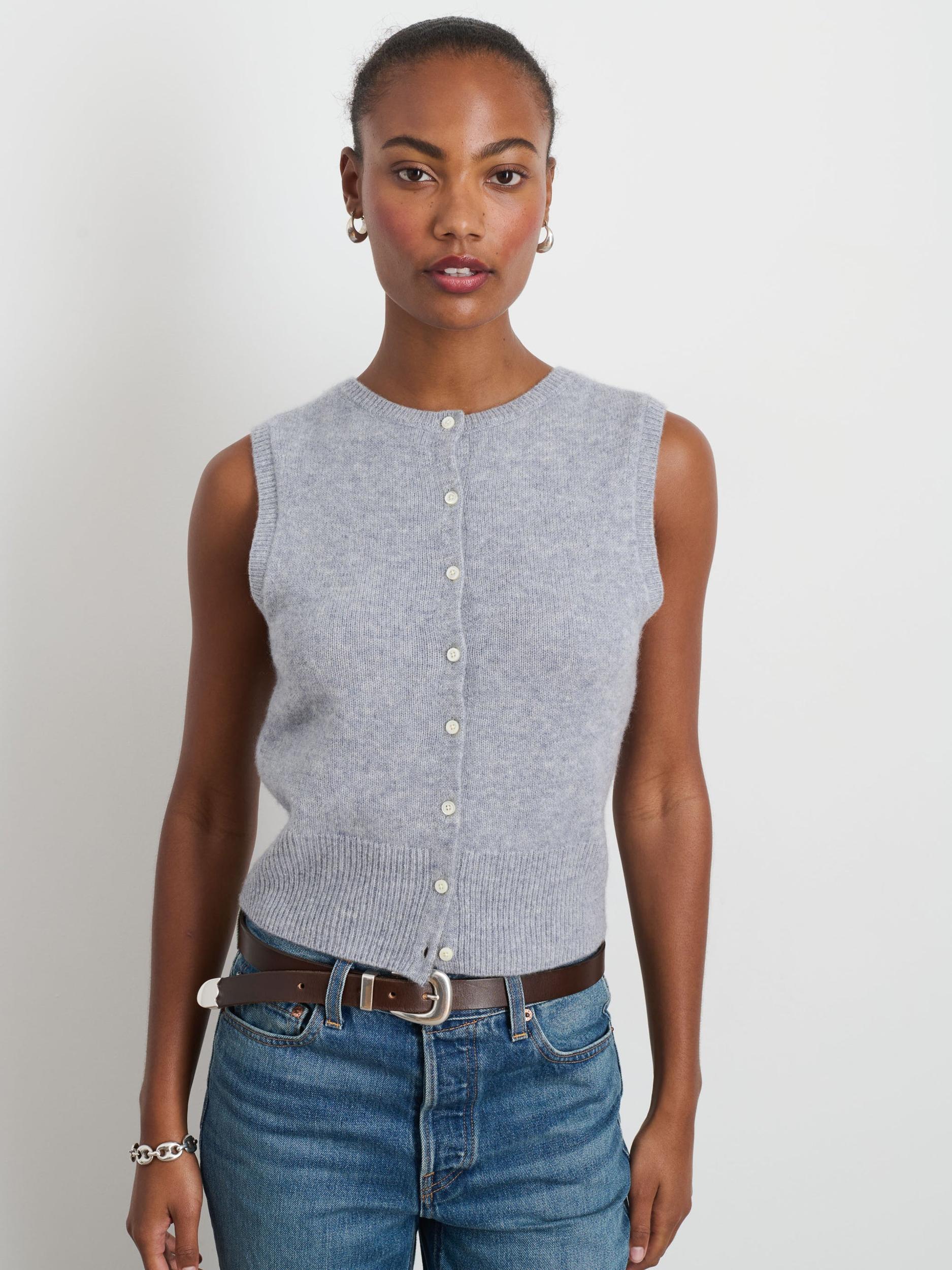 Lucie Vest in Cashmere Product Image