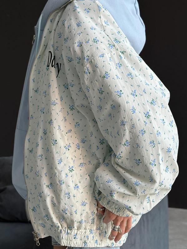 Fresh Floral Print Jacket Product Image