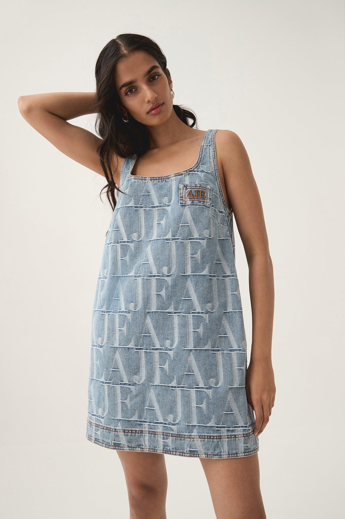 Nostalgia Denim Mini Dress Product Image