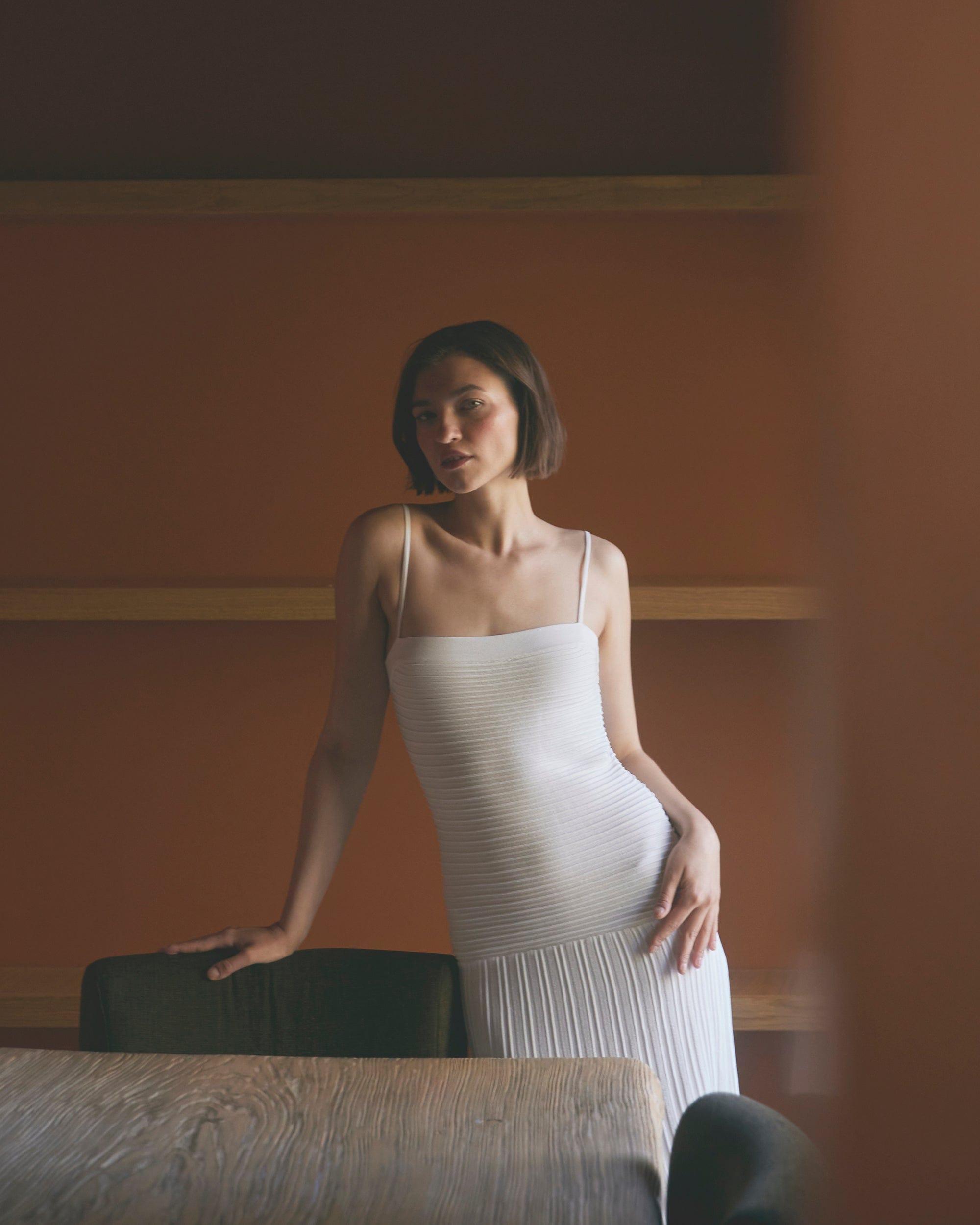 Chan Ottoman-Knit Dress Product Image