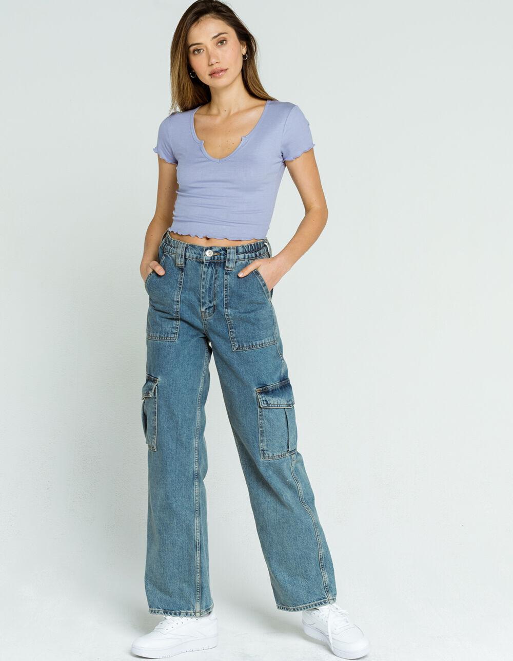 BDG Urban Outfitters Elastic Skate Womens Jeans - VINTAGE MEDIUM Product Image