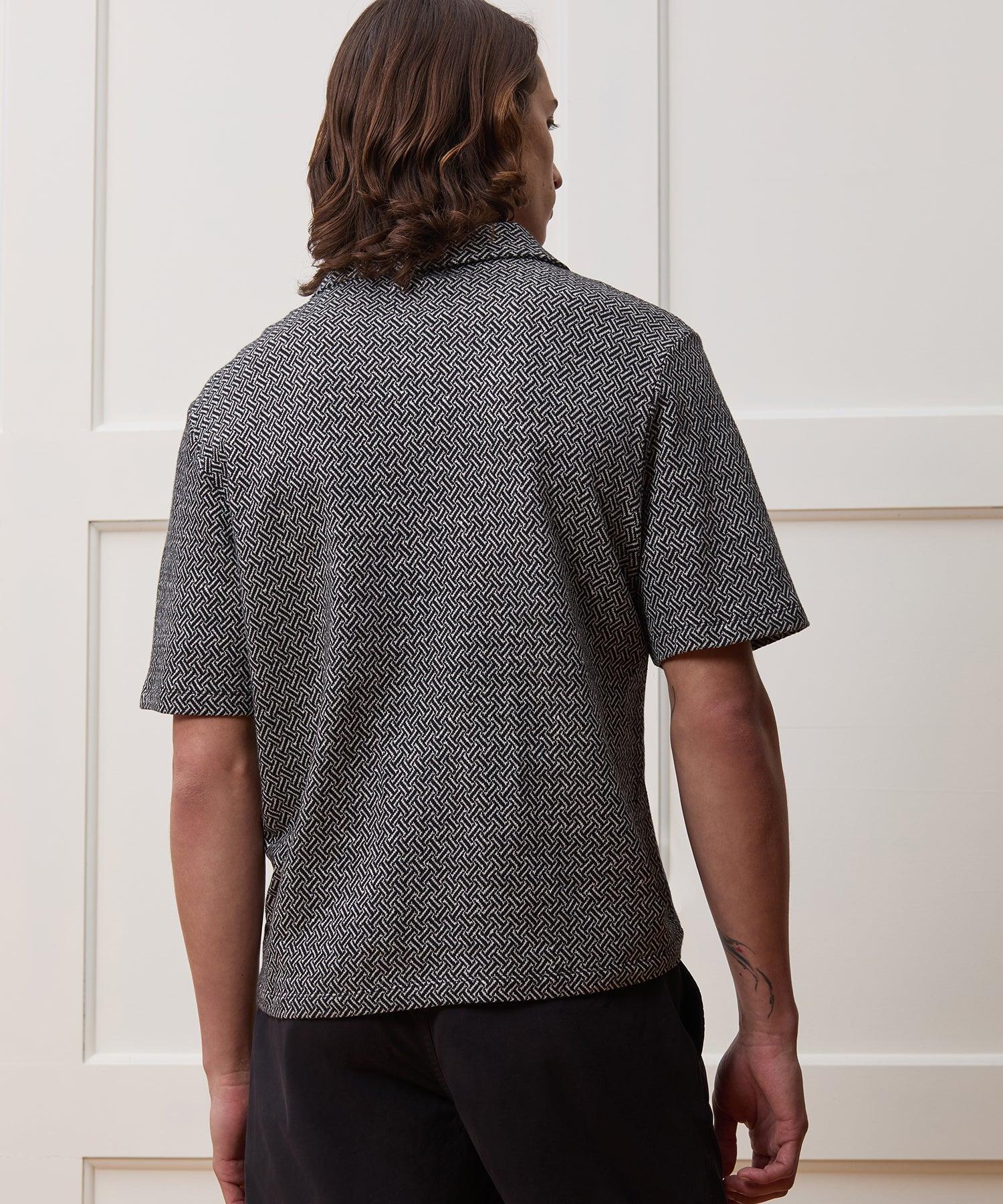 Relaxed Linen-Cotton Pocket Polo Product Image