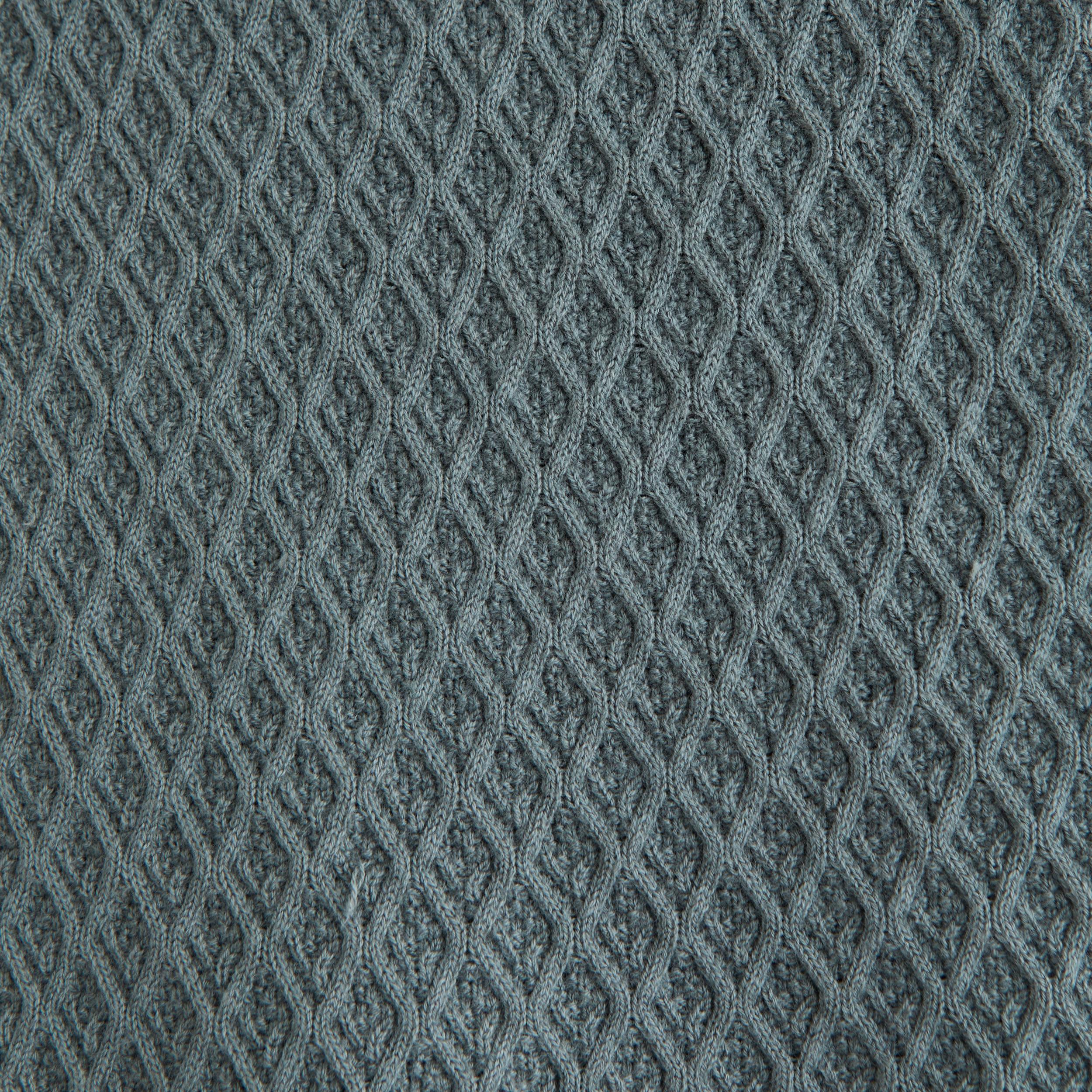 Diamond Stitch Button-Through Sweater Polo Product Image