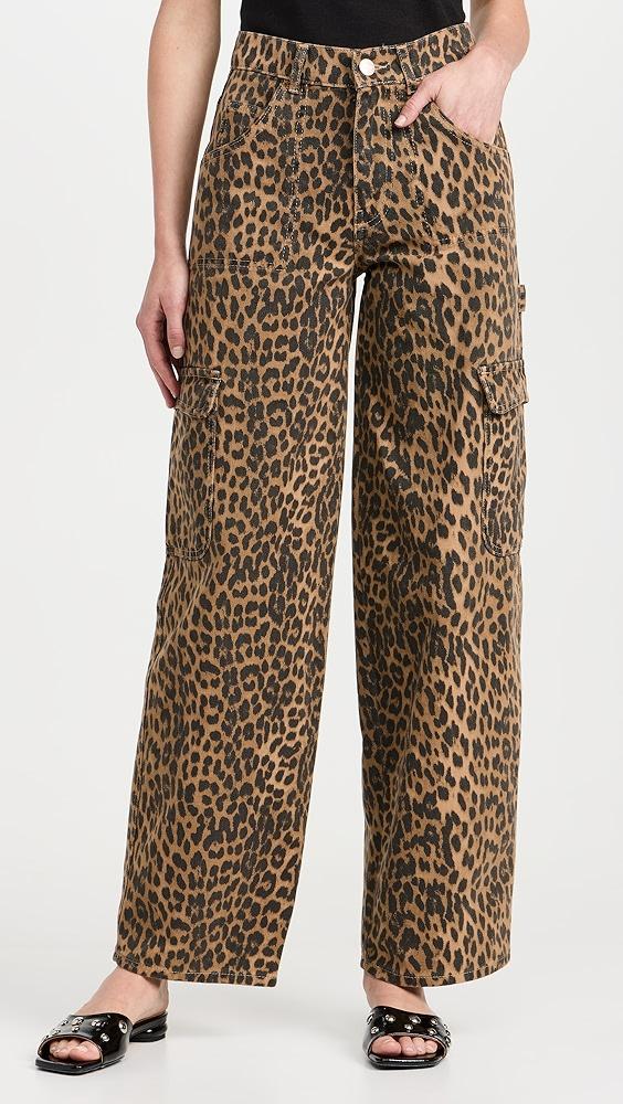 Damson Madder Leopard Cargo Trousers | Shopbop Product Image