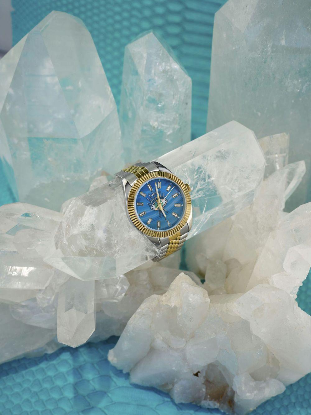 x Jacquie Aiche stainless steel eye dial 38mm Product Image