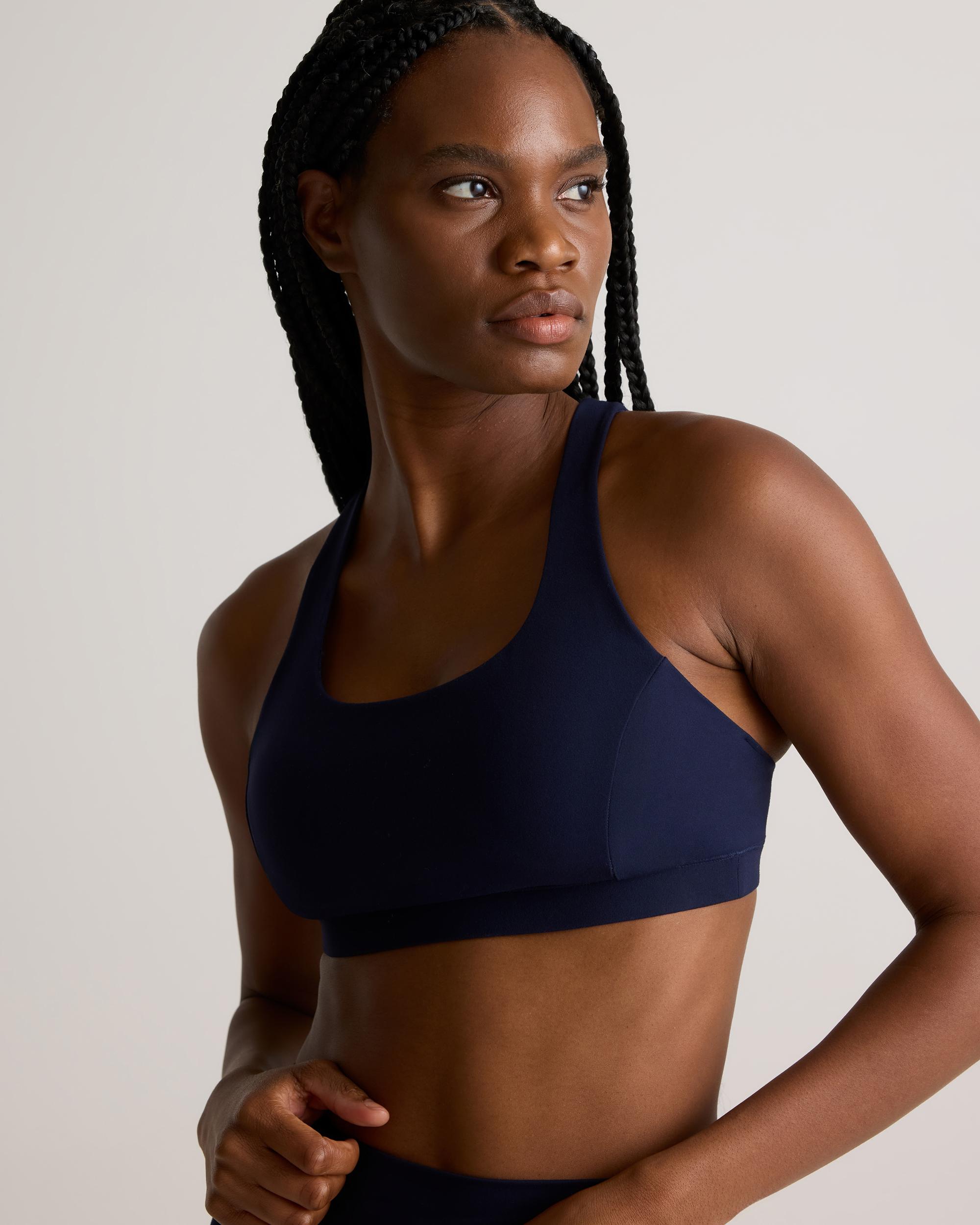 Quince | Women's Power-Up Strappy Sports Bra Nylon/Spandex Product Image