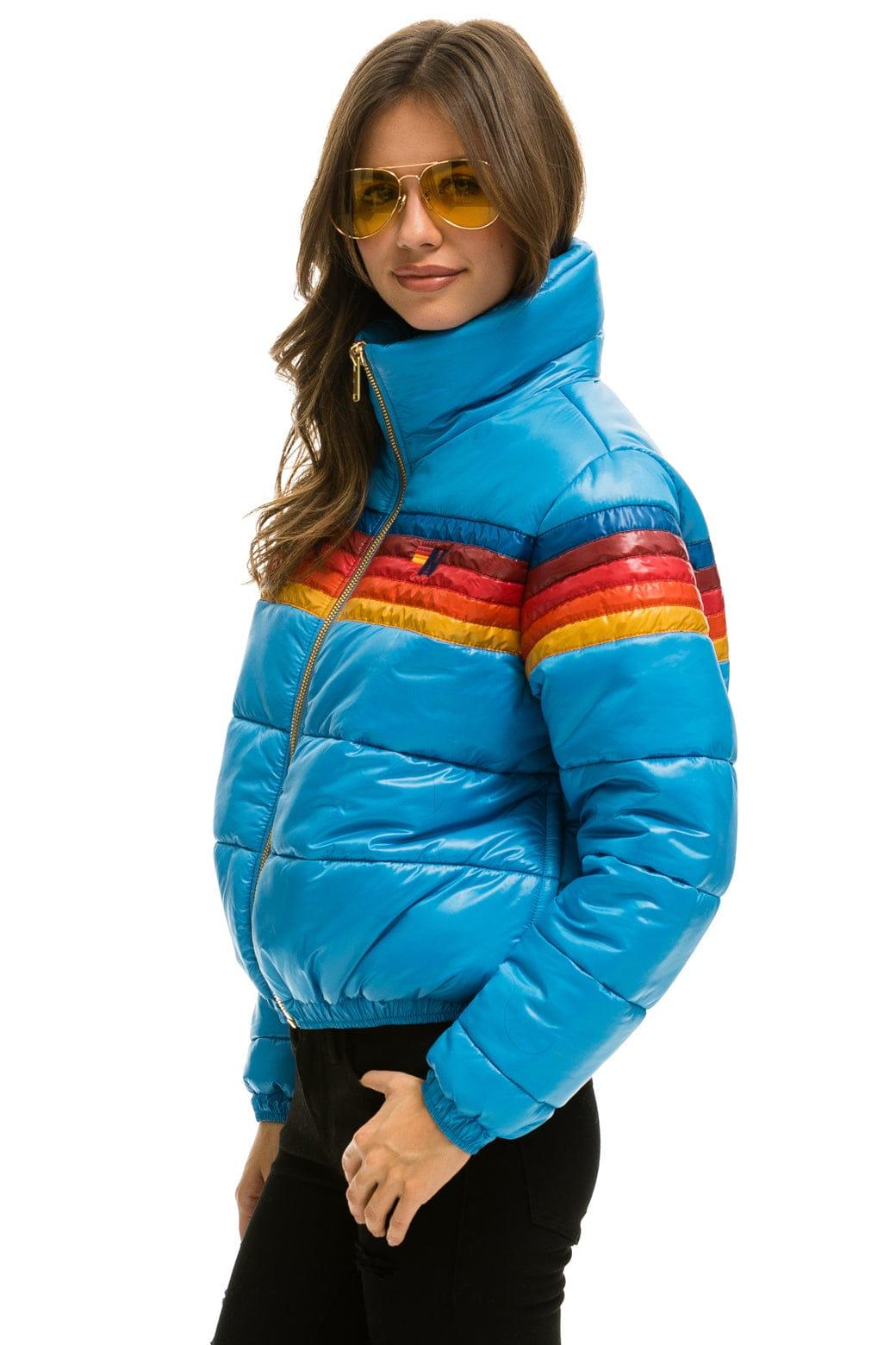 5 STRIPE APRES JACKET - GLOSSY OCEAN Female Product Image