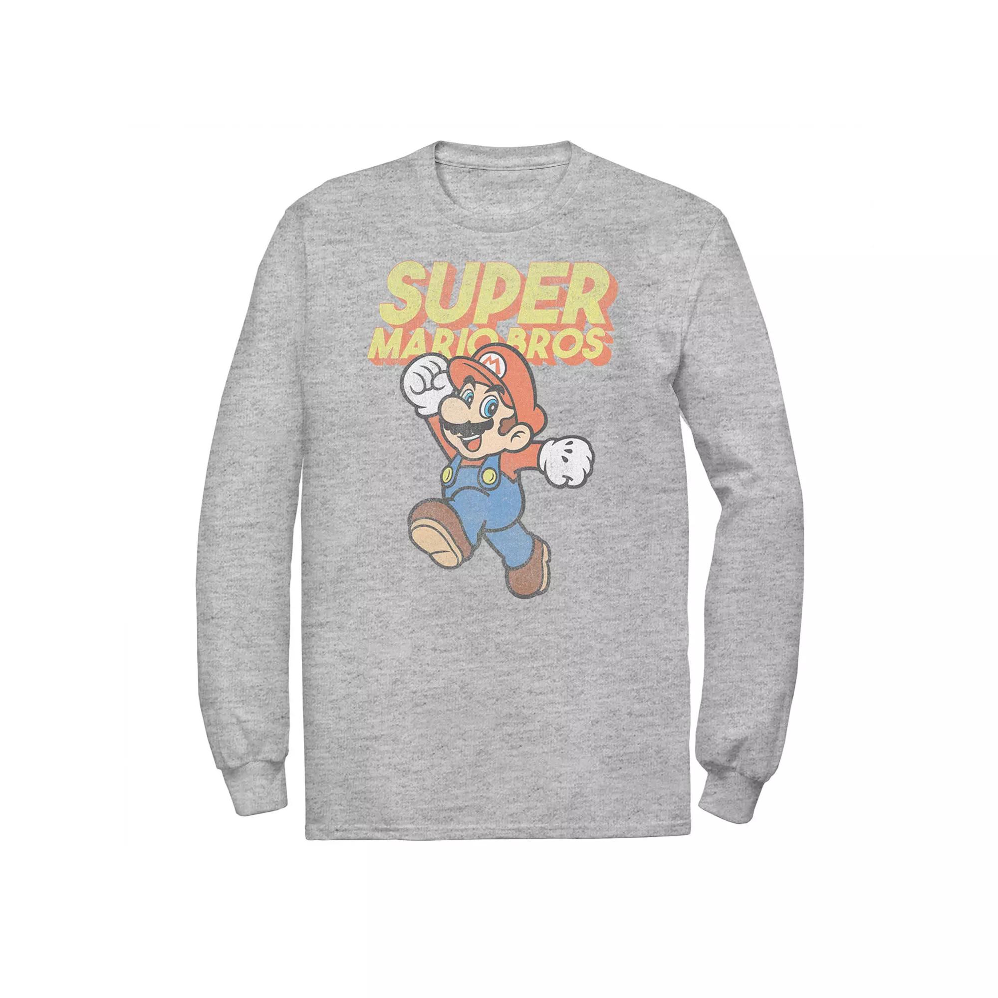 Big & Tall Nintendo Super Mario Retro Jump Tee, Men's,  Product Image