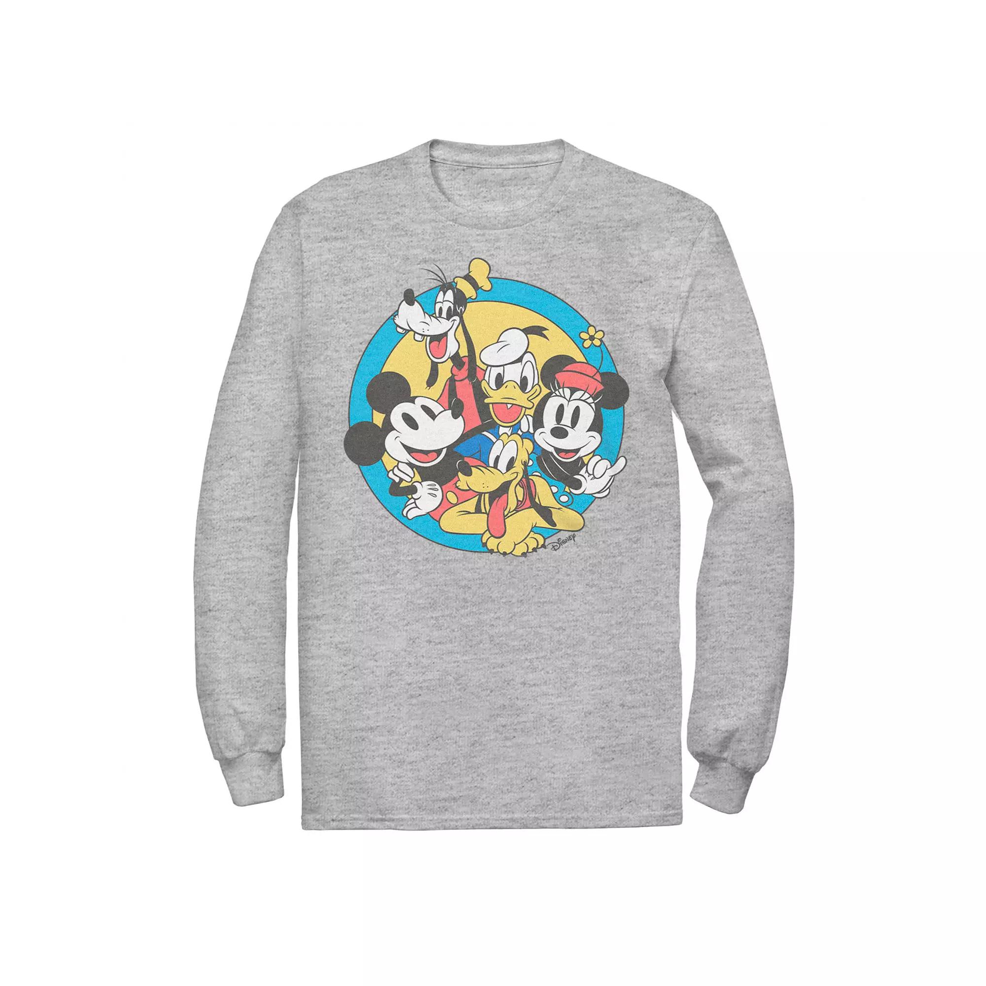 Big & Tall Disney Mickey & Friends Retro Group Shot Graphic Tee, Men's,  Product Image